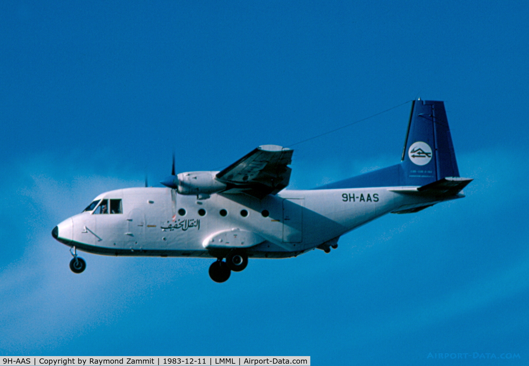 9H-AAS, 1980 CASA C-212-200 Aviocar C/N 162, CASA C212 Aviocar 9H-AAS Libyan Arab Airlines