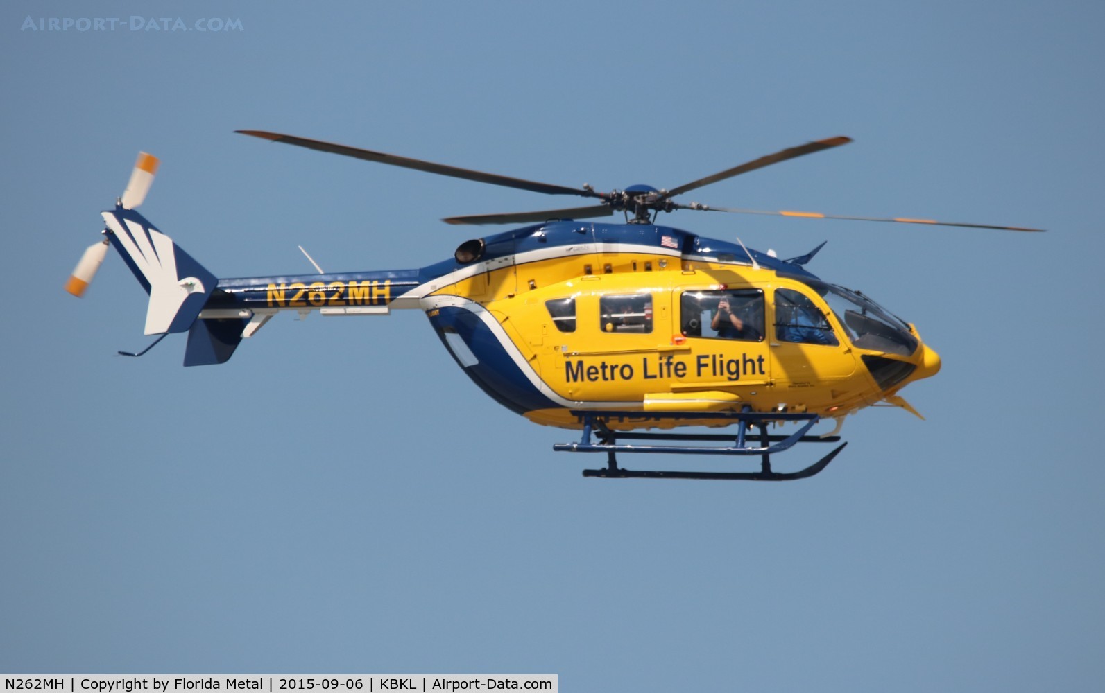 N262MH, Eurocopter-Kawasaki EC-145 (BK-117C-2) C/N 9278, Cleveland 2015