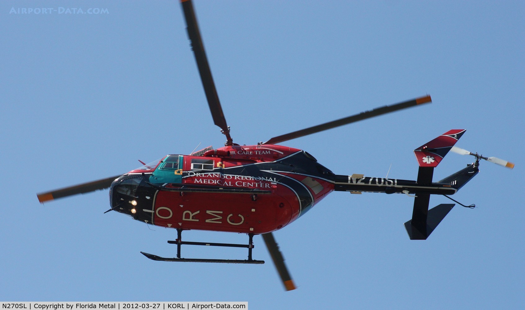 N270SL, 1989 Eurocopter-Kawasaki BK-117B-2 C/N 7215, ORL 2012