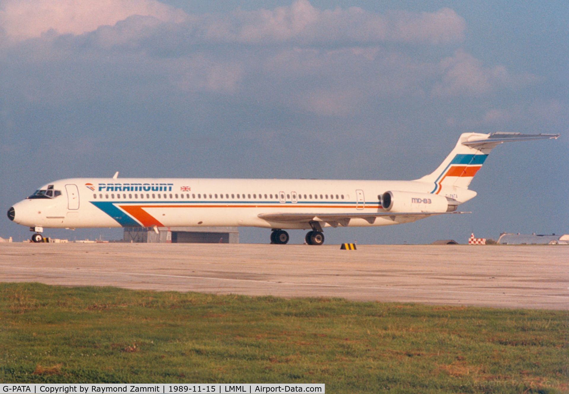 G-PATA, 1986 McDonnell Douglas MD-83 (DC-9-83) C/N 49398, McDonnell Douglas MD-83 G-PATA Paramount Airlines