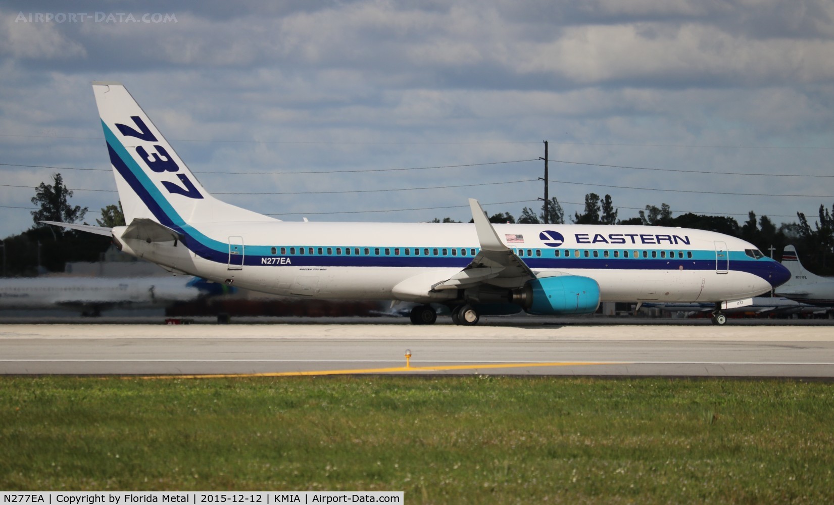 N277EA, 2001 Boeing 737-8CX C/N 32359, MIA 2015