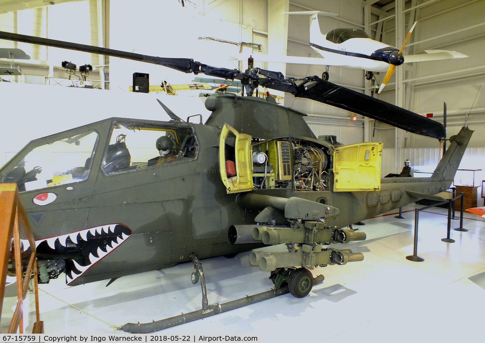 67-15759, 1967 Bell AH-1F Cobra C/N 20423, Bell AH-1F Cobra at the Aviation Museum of Kentucky, Lexington KY