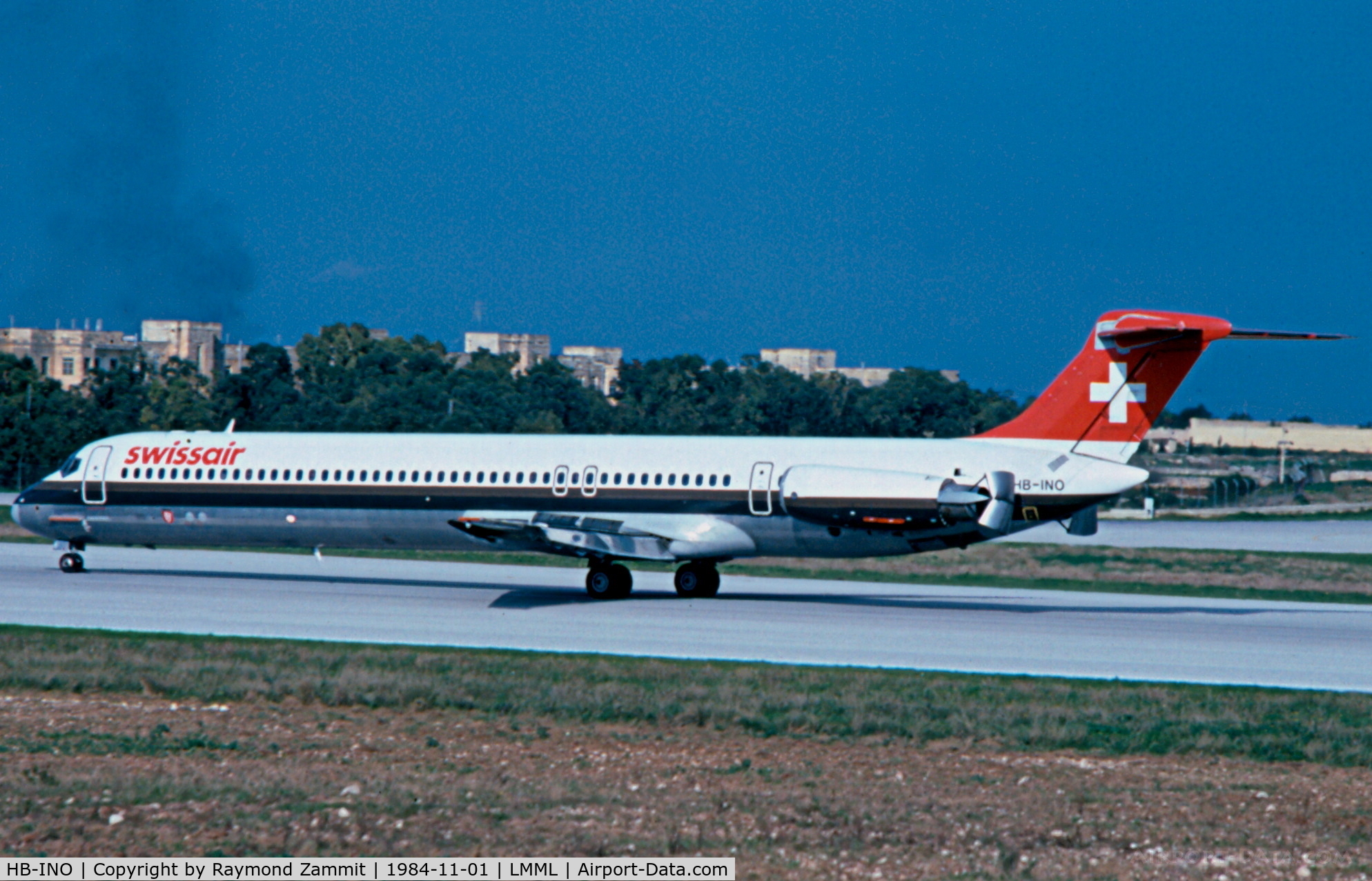 HB-INO, 1981 McDonnell Douglas MD-81 (DC-9-81) C/N 48013, MD-81 HB-INO Swissair