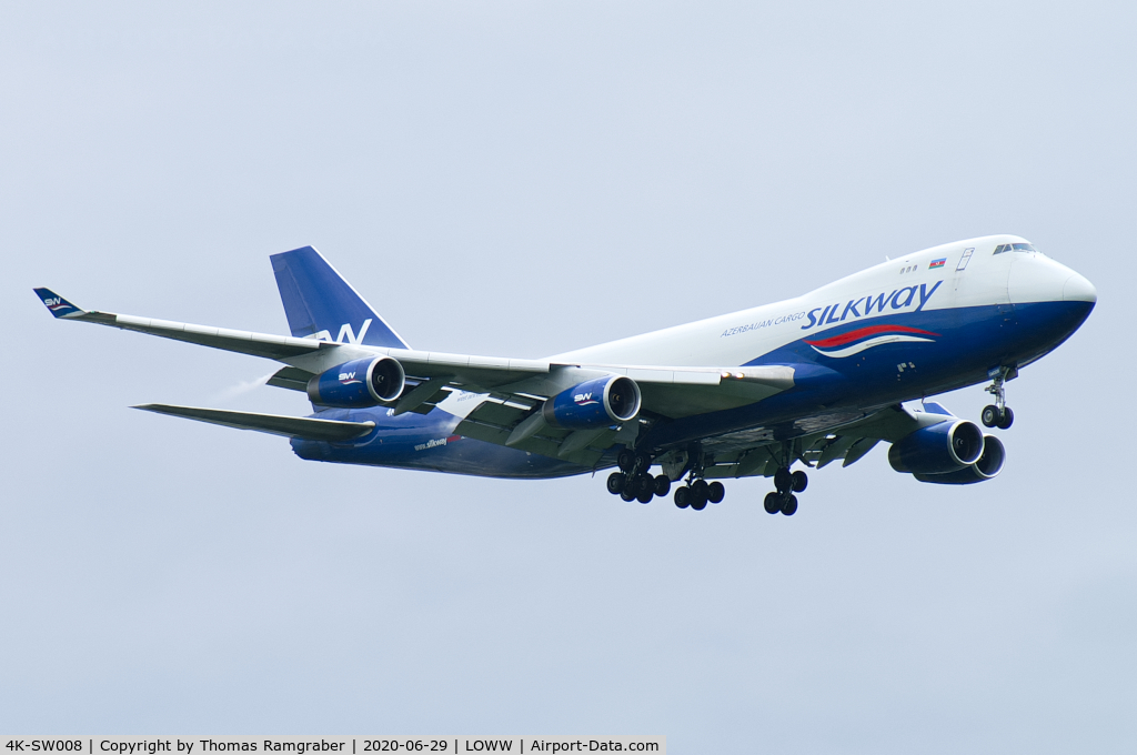 4K-SW008, 1999 Boeing 747-4R7F/SCD C/N 29732, Silk Way West Airlines Boeing 747-400F/SCD