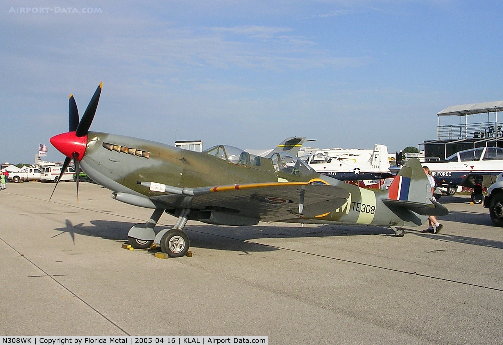 N308WK, 1945 Supermarine 361 Spitfire Tr9 C/N CBAF.4494, LAL SNF 2005