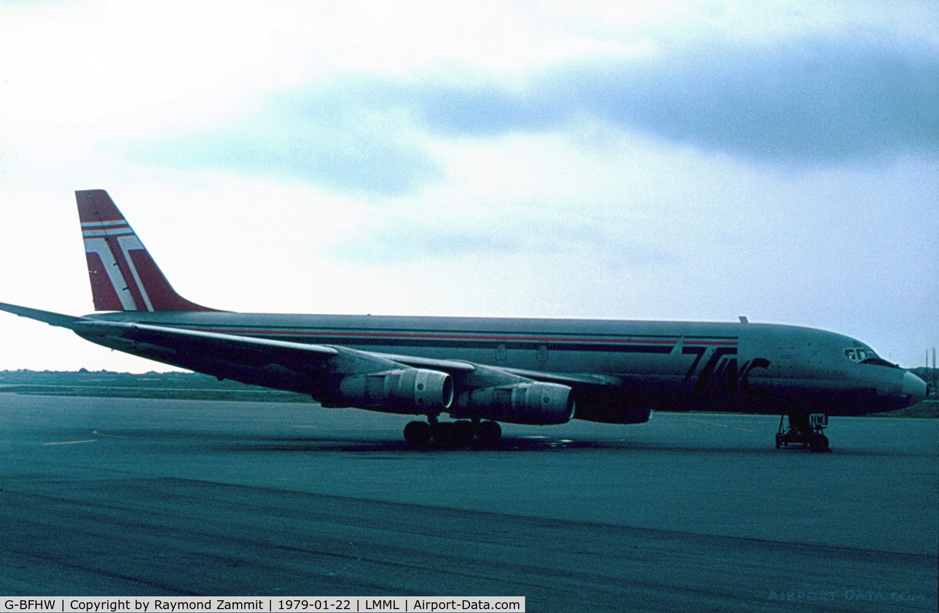 G-BFHW, 1966 Douglas DC-8-54F C/N 45879, DC8 G-BFHW Transmeridian Air Cargo