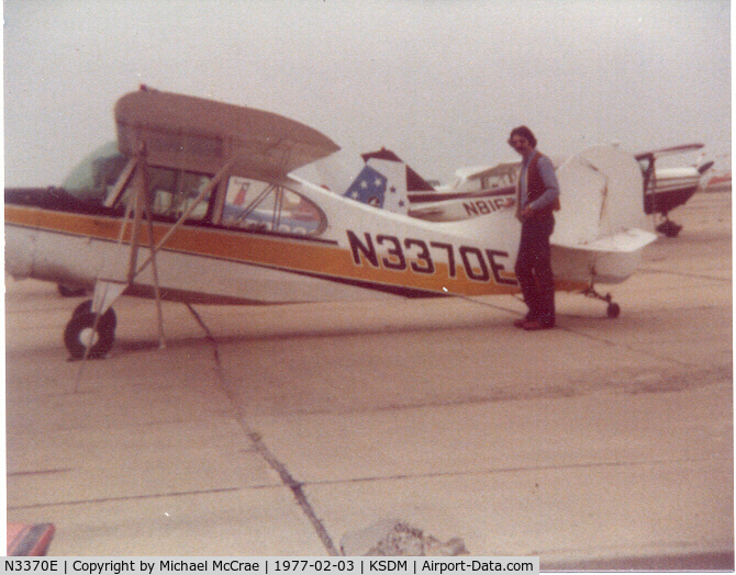N3370E, 1947 Aeronca 7AC Champion C/N 7AC-6778, Probably 1976 at Flying 