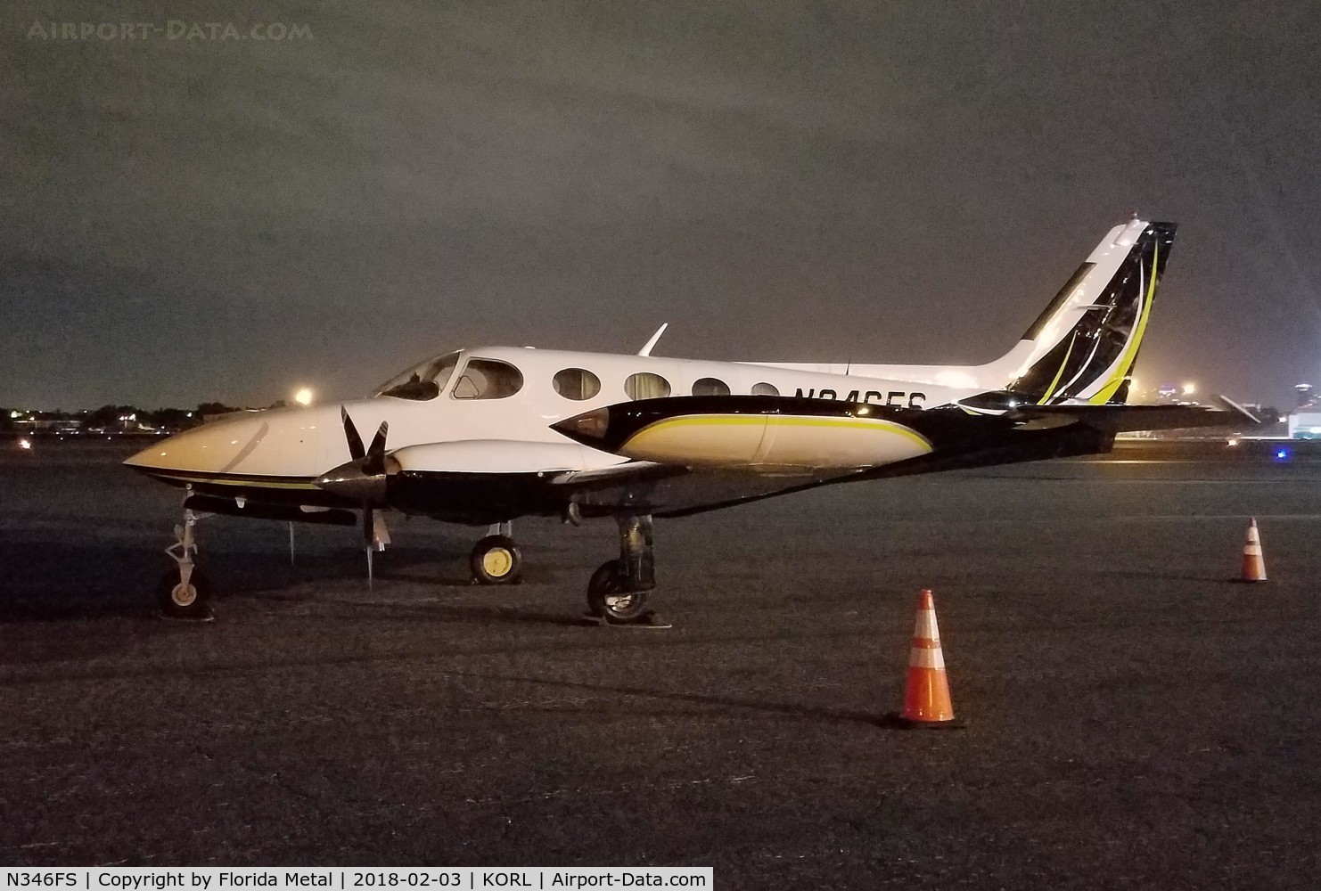 N346FS, 1979 Cessna 340A C/N 340A0790, ORL 2018