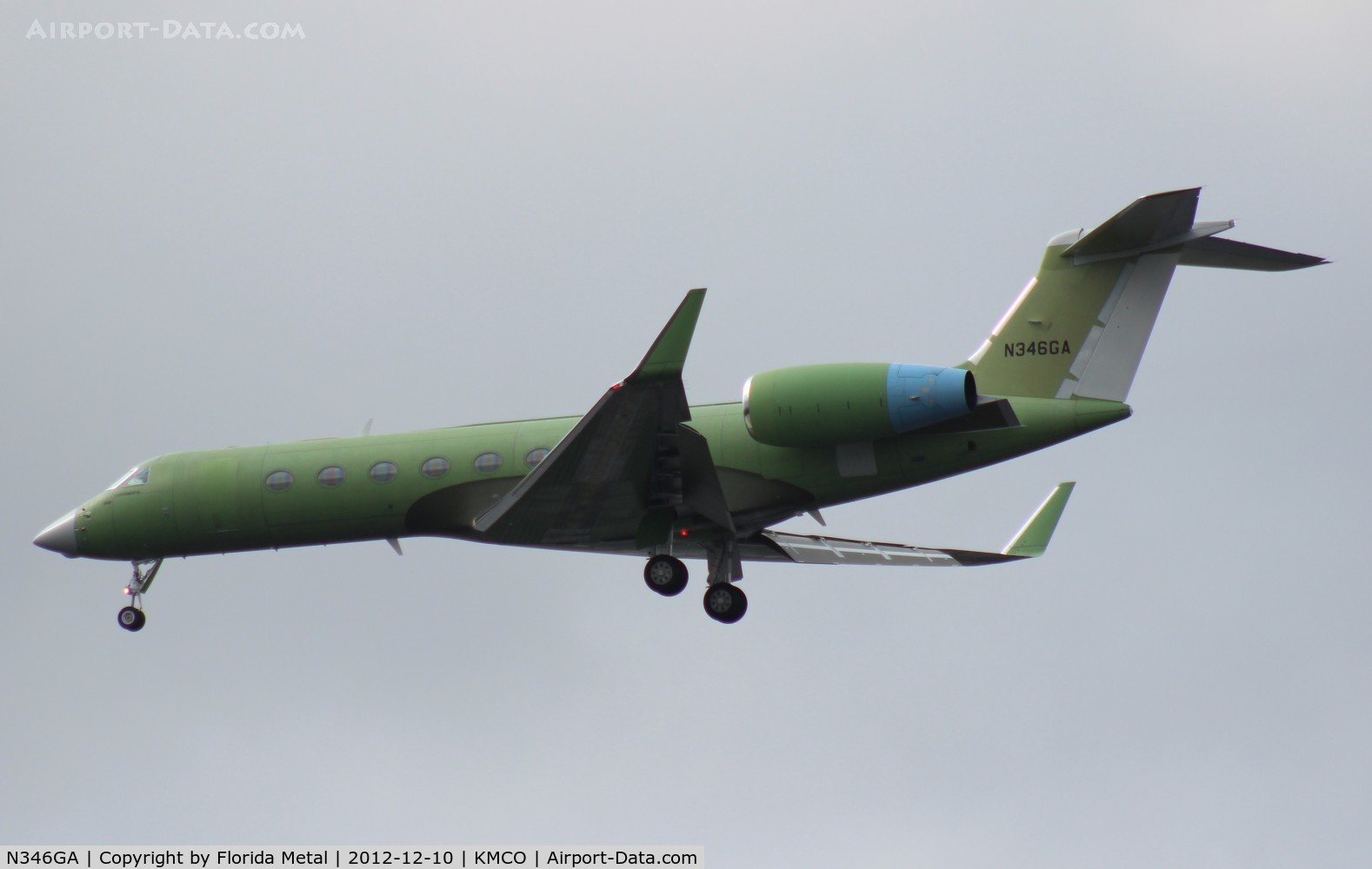 N346GA, Gulfstream Aerospace G550 C/N 5406, MCO 2012