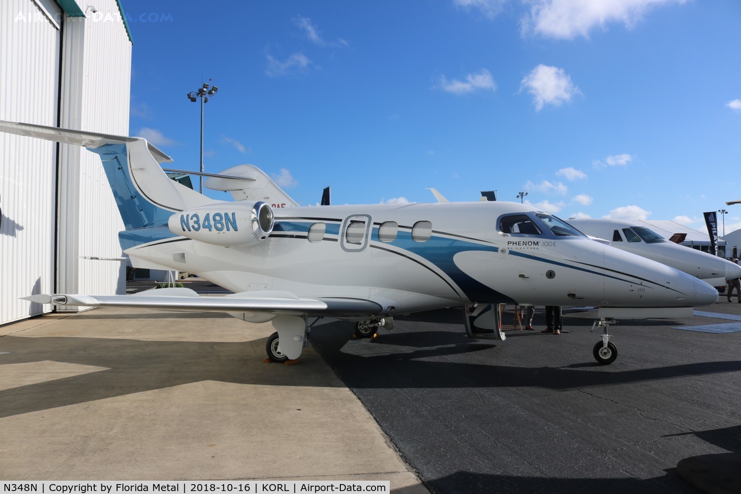 N348N, 2015 Embraer EMB-500 Phenom 100 C/N 50000352, NBAA 2018