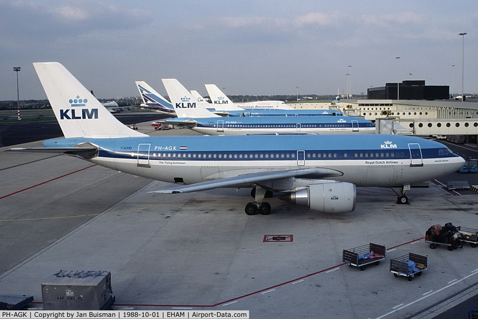 PH-AGK, 1985 Airbus A310-203 C/N 394, KLM