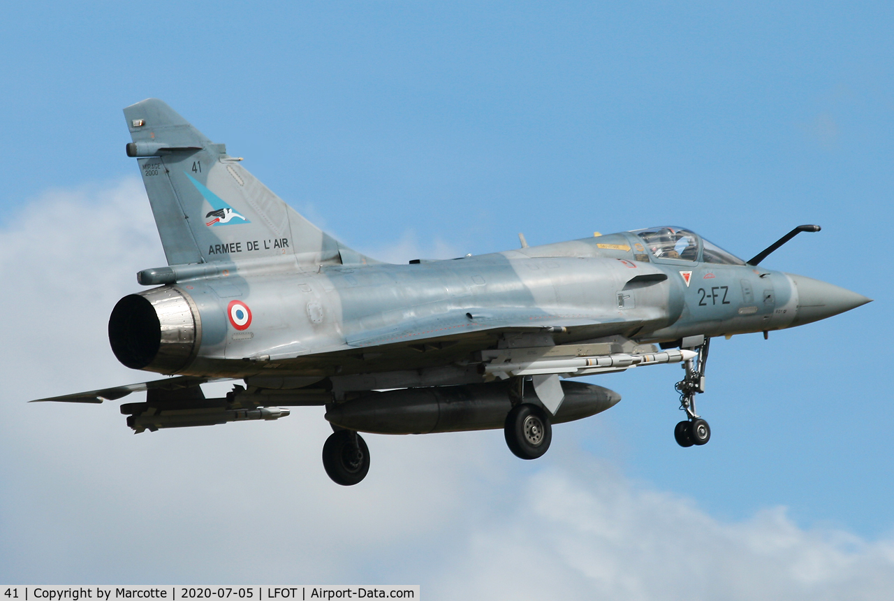 41, Dassault Mirage 2000-5F C/N 41, Return To Base !