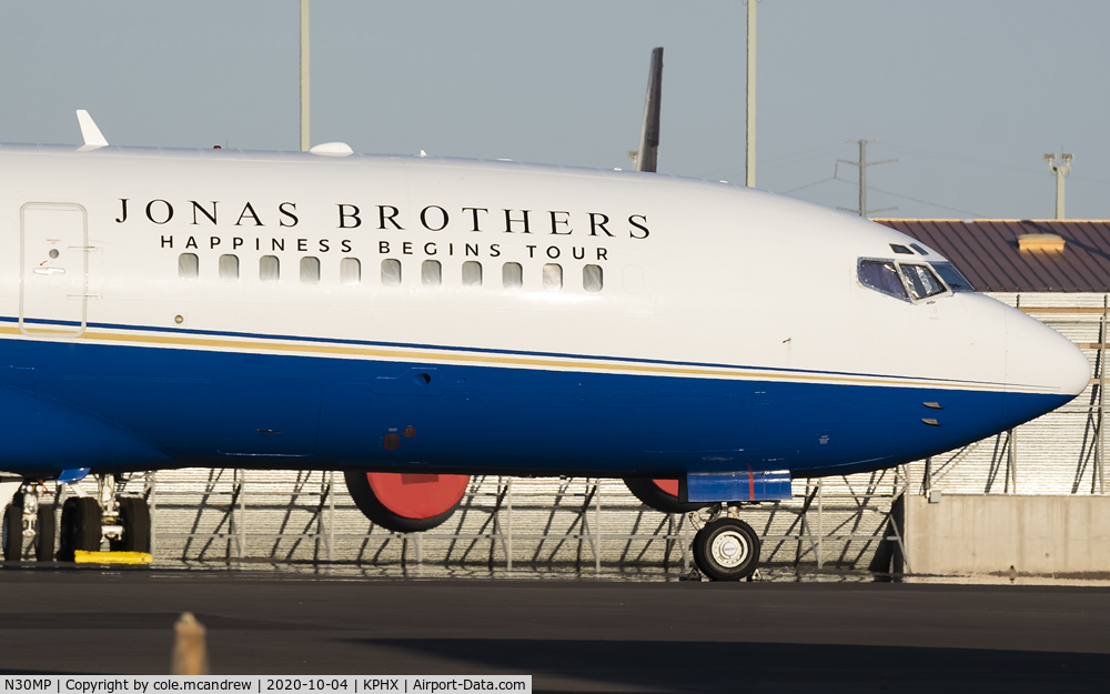 N30MP, 1966 Boeing 727-21 C/N 18998, Jonas Brothers 727 at PHX