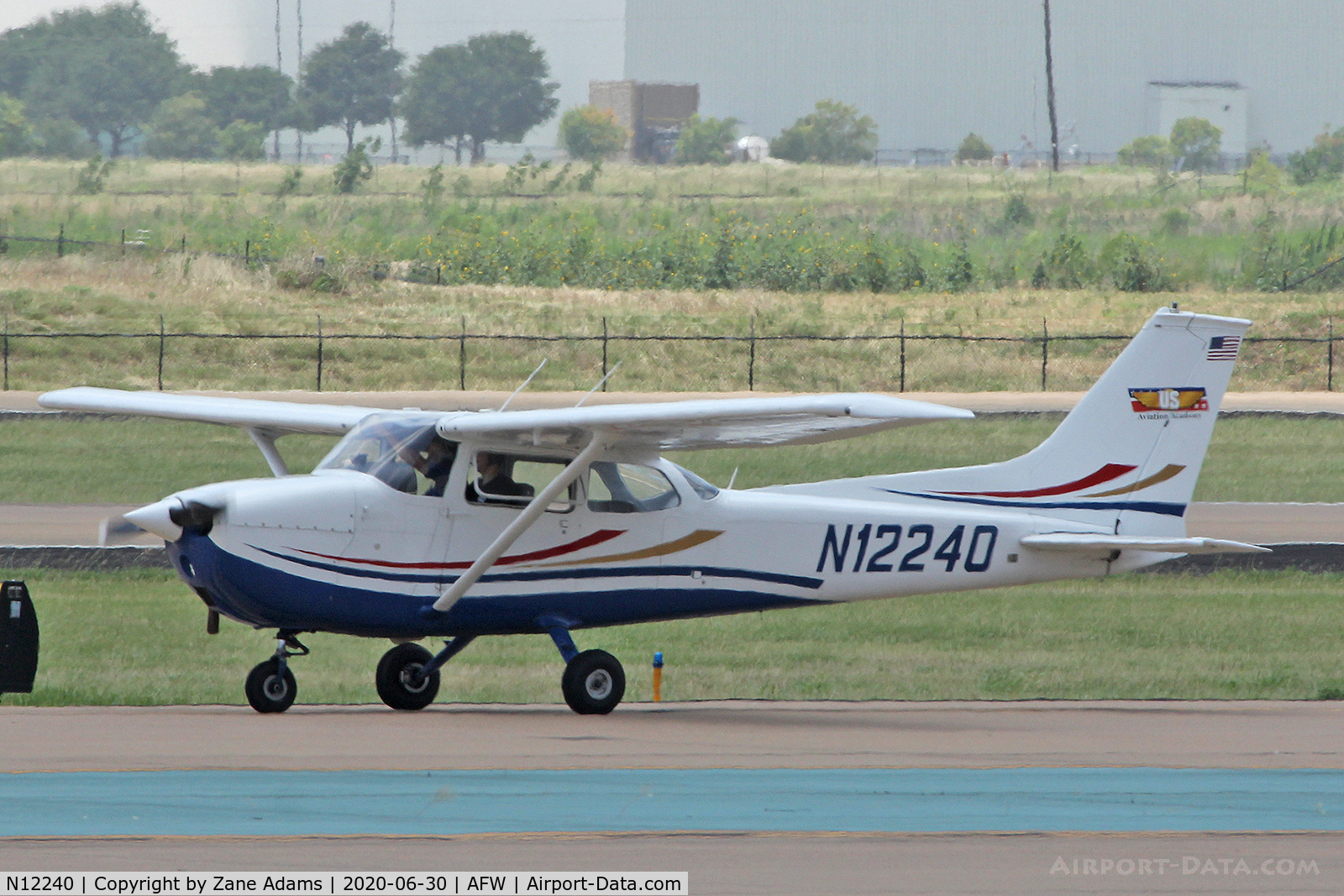N12240, 1973 Cessna 172M C/N 17261901, At Alliance Airport
