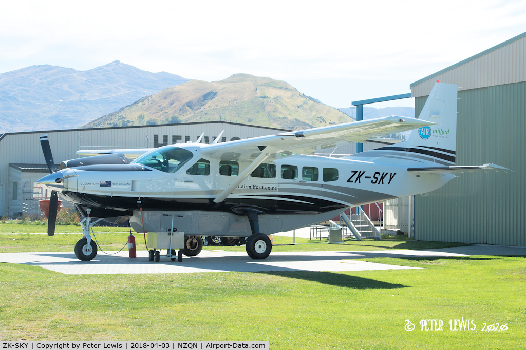 ZK-SKY, 2017 Cessna 208 Caravan C/N 20800605, Air Milford 2000 Ltd., Queenstown