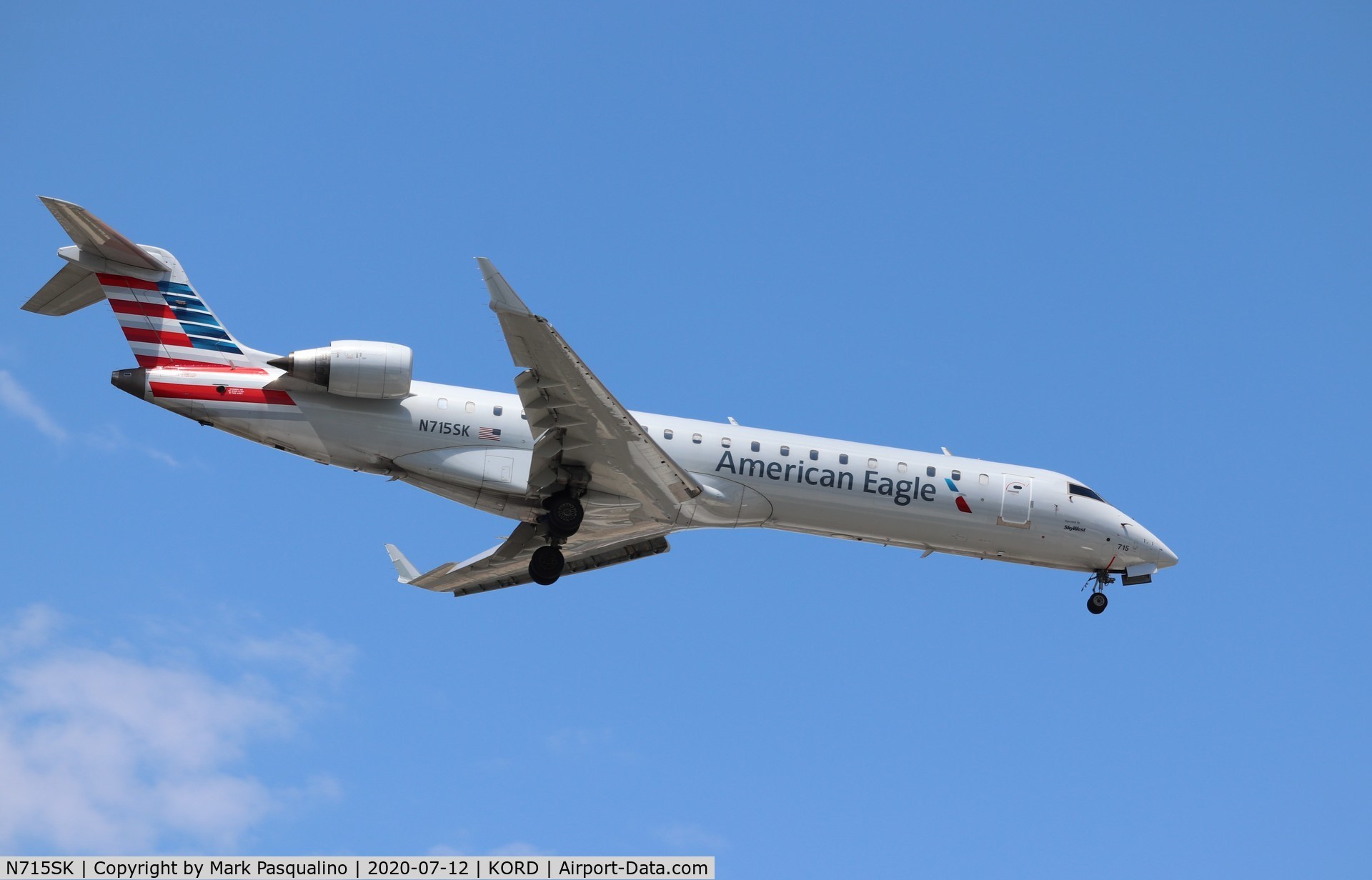 N715SK, 2004 Bombardier CRJ-700 (CL-600-2C10) Regional Jet C/N 10179, CL-600-2C10