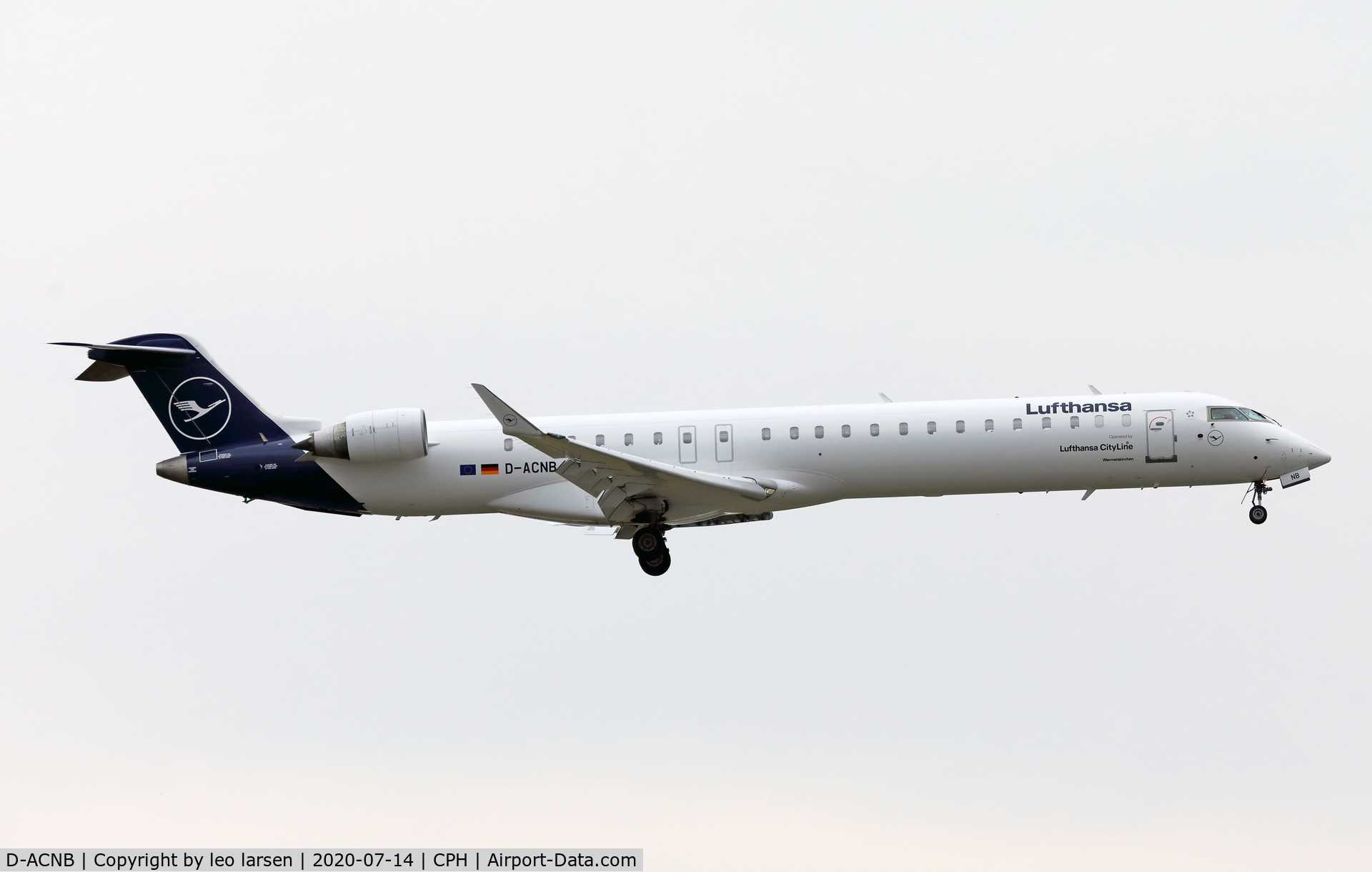 D-ACNB, 2009 Bombardier CRJ-900ER (CL-600-2D24) C/N 15230, Copenhagen 14.7.2020