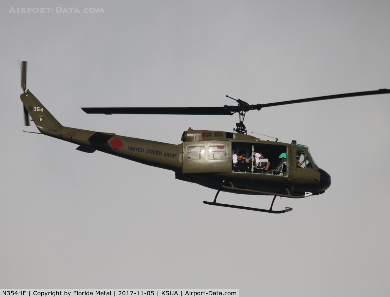 N354HF, 1964 Bell UH-1H Iroquois C/N 69-15354, Stuart 2017