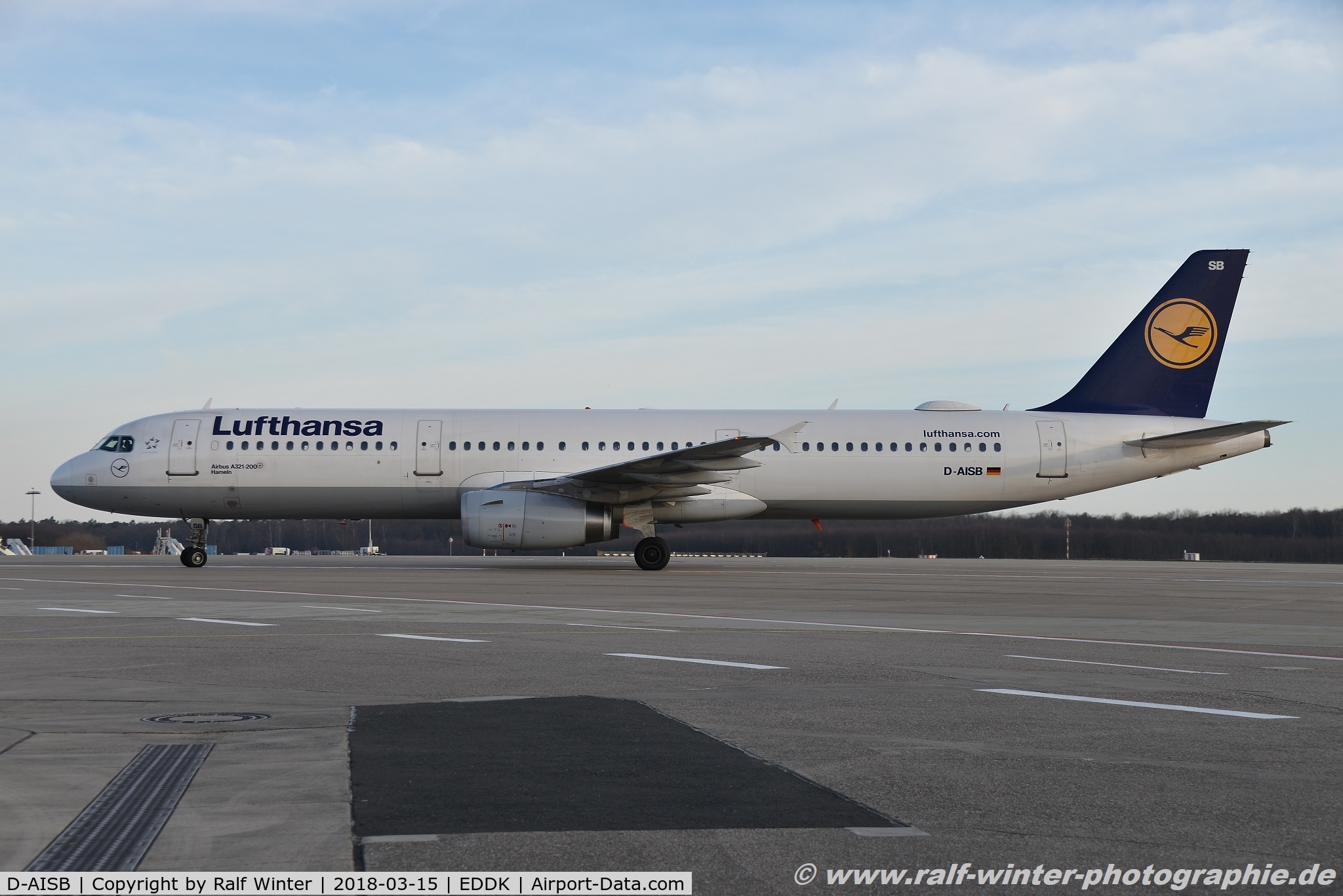 D-AISB, 1999 Airbus A321-231 C/N 1080, Airbus a321-231 - LH DLH Lufthansa 'Hameln' - 1080 - D-AISB - 15.03.2018 - CGN