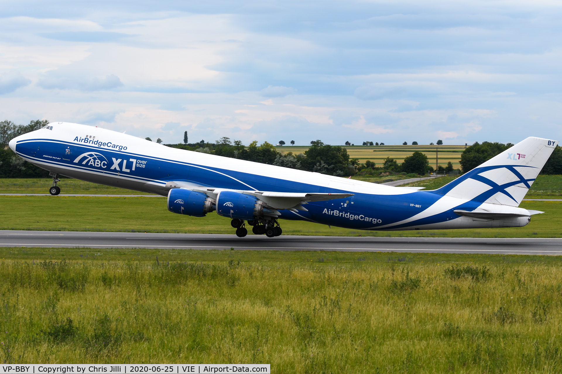 VP-BBY, 2017 Boeing 747-8F C/N 63781, AirBridge Cargo
