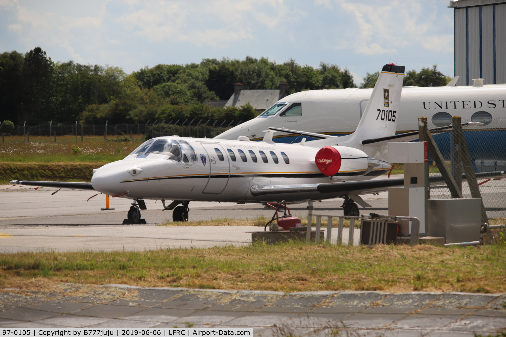 97-0105, 1997 Cessna UC-35A Citation Ultra C/N 560-0472, for 75 D-Day anniversary