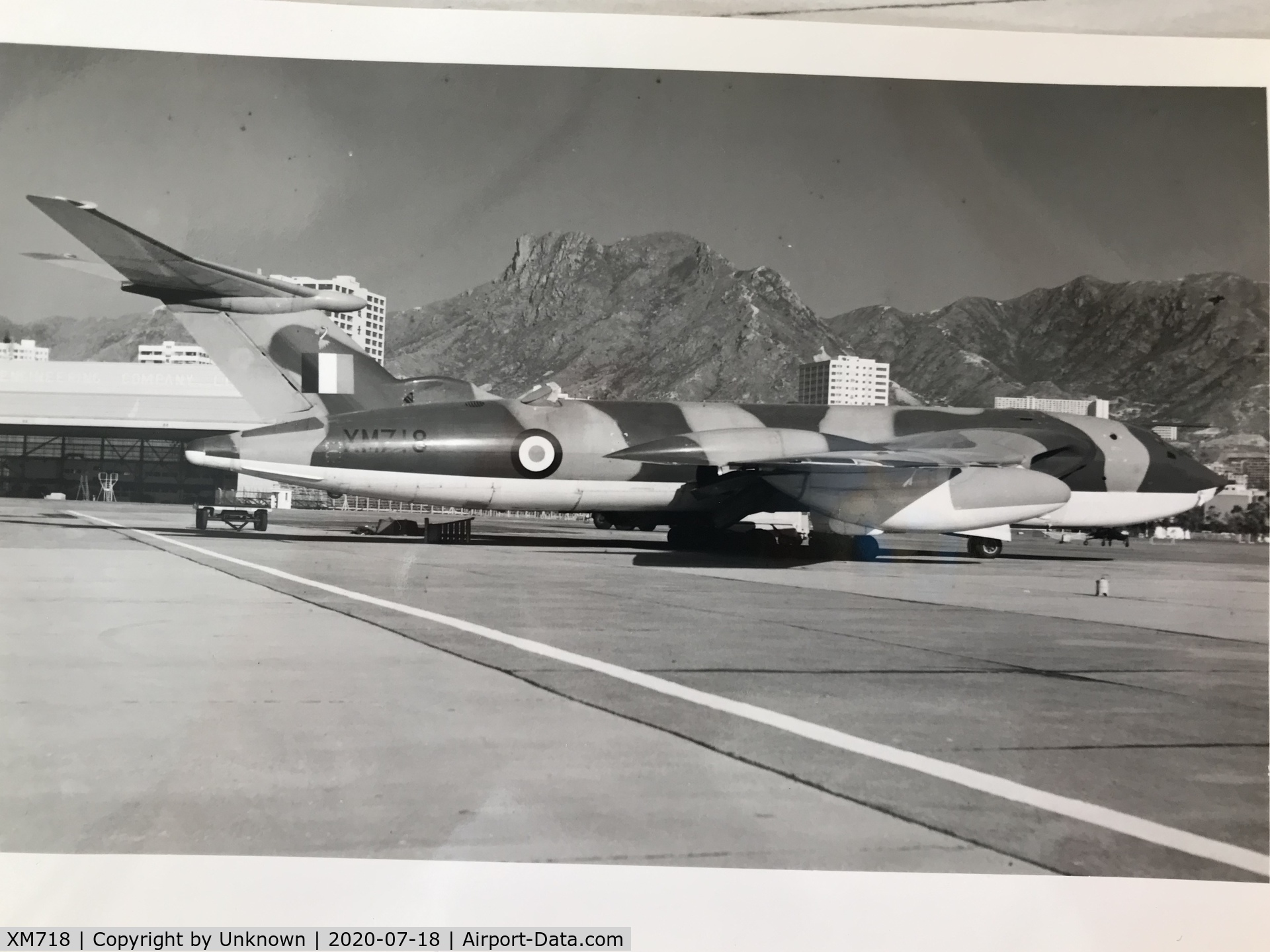 XM718, 1963 Handley Page Victor SR.2 C/N Not found XM718, Photo found amongst my fathers paperwork