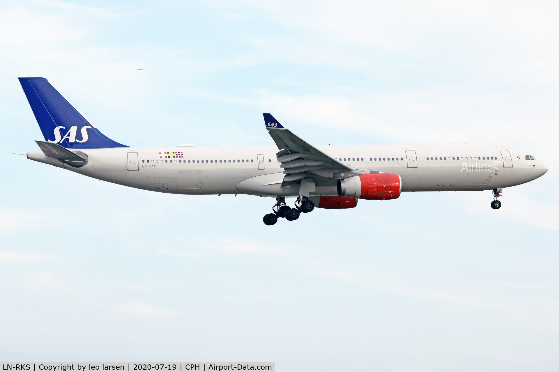 LN-RKS, 2015 Airbus A330-343E C/N 1665, Copenhagen 17.7.2020