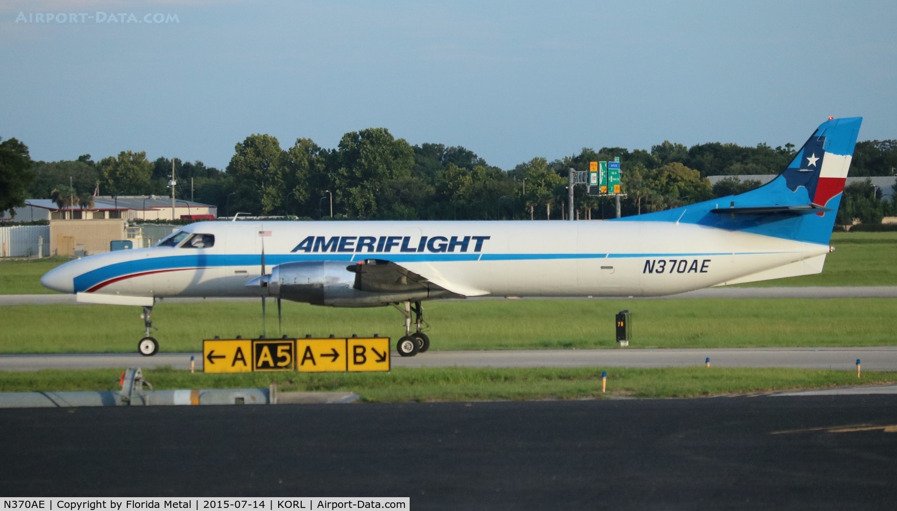 N370AE, 1982 Fairchild SA-227AC Metro III C/N AC-506, ORL 2015