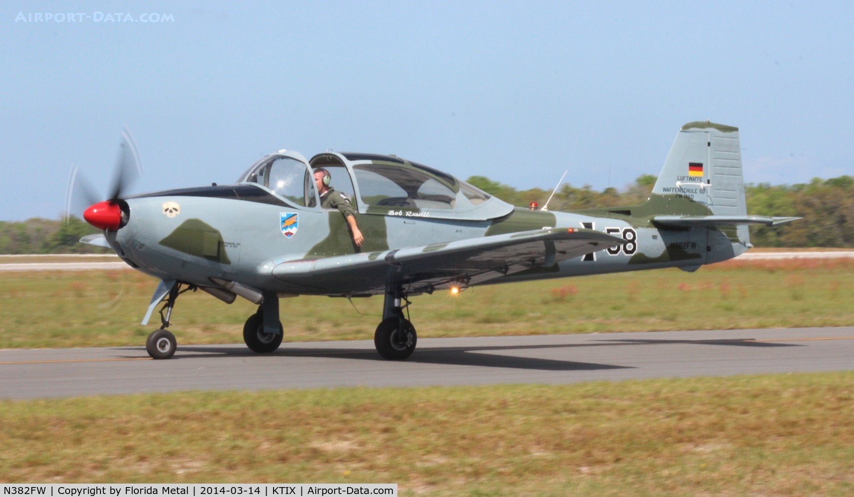 N382FW, 1962 Focke-Wulf FWP-149D C/N 075, TICO 2014