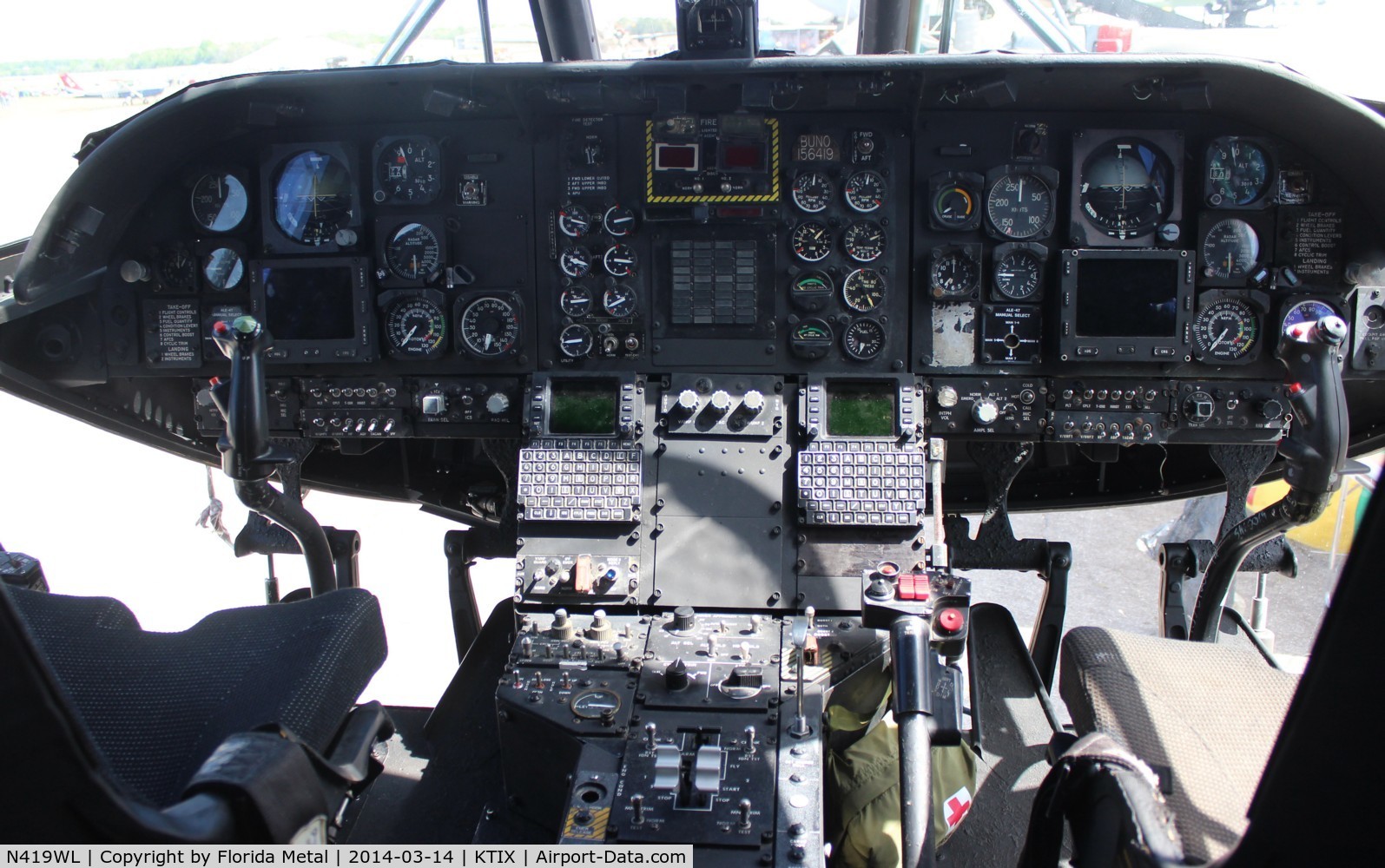 N419WL, Boeing Vertol CH-46F Sea Knight C/N 2489, TICO 2014