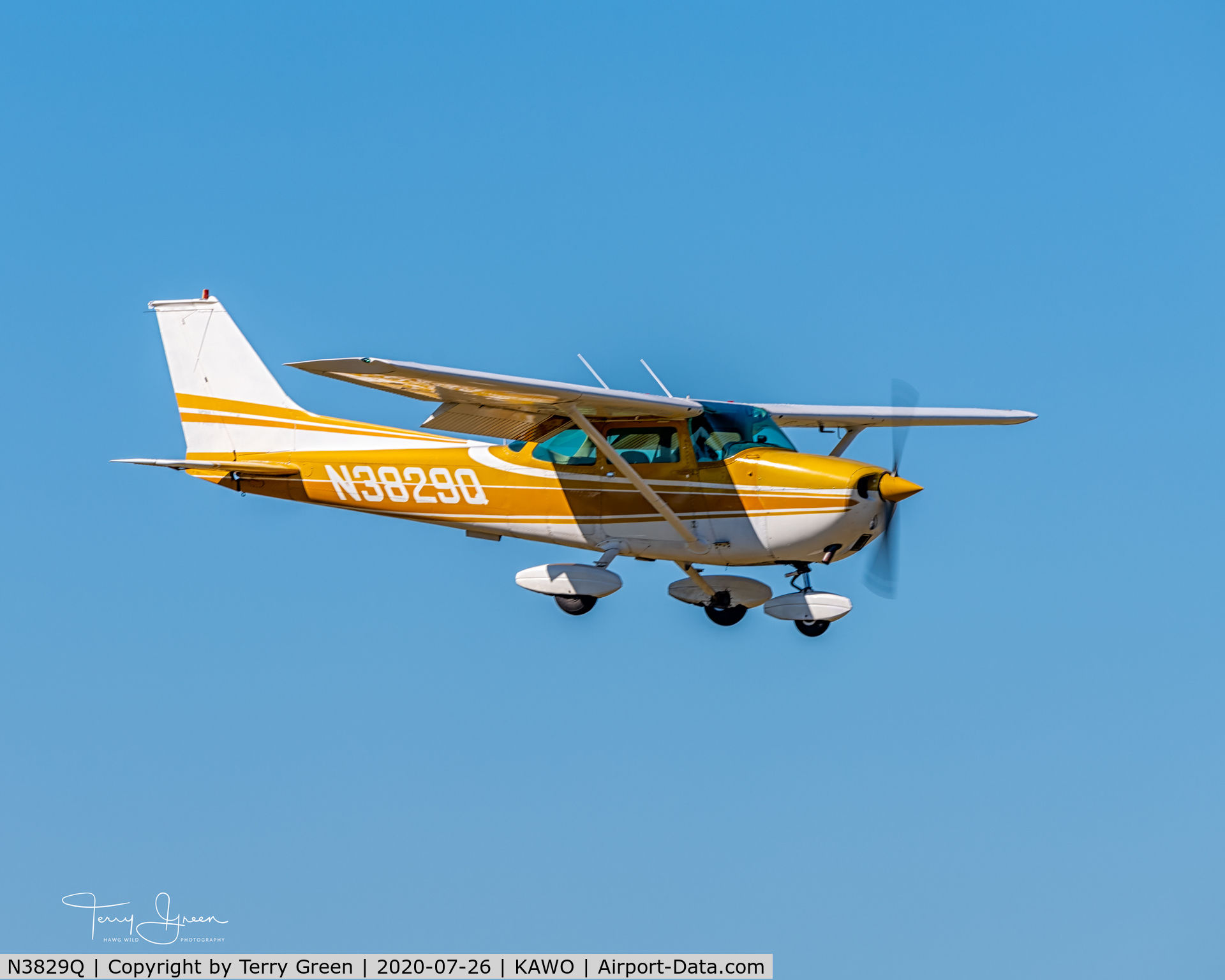 N3829Q, 1971 Cessna 172L C/N 17259929, KAWO