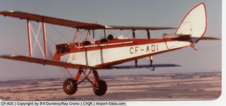 CF-ADI, 1929 De Havilland DH.60M Moth C/N 781, CXF-ADI being prepped for first test flight August 1979