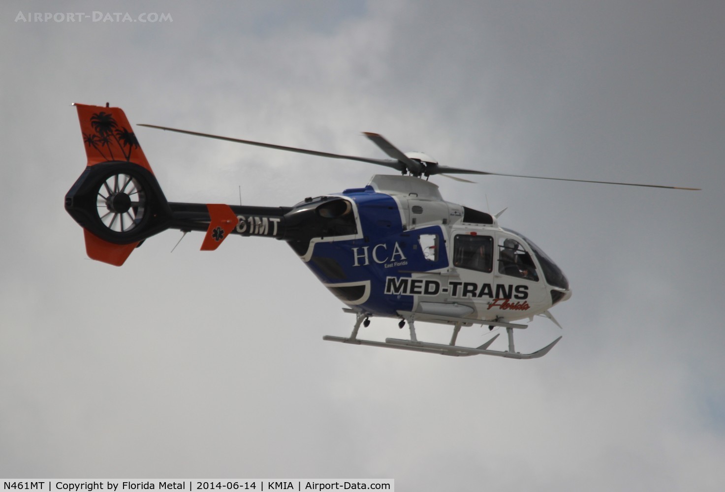 N461MT, Eurocopter EC-135P-2+ C/N 1008, MIA 2014