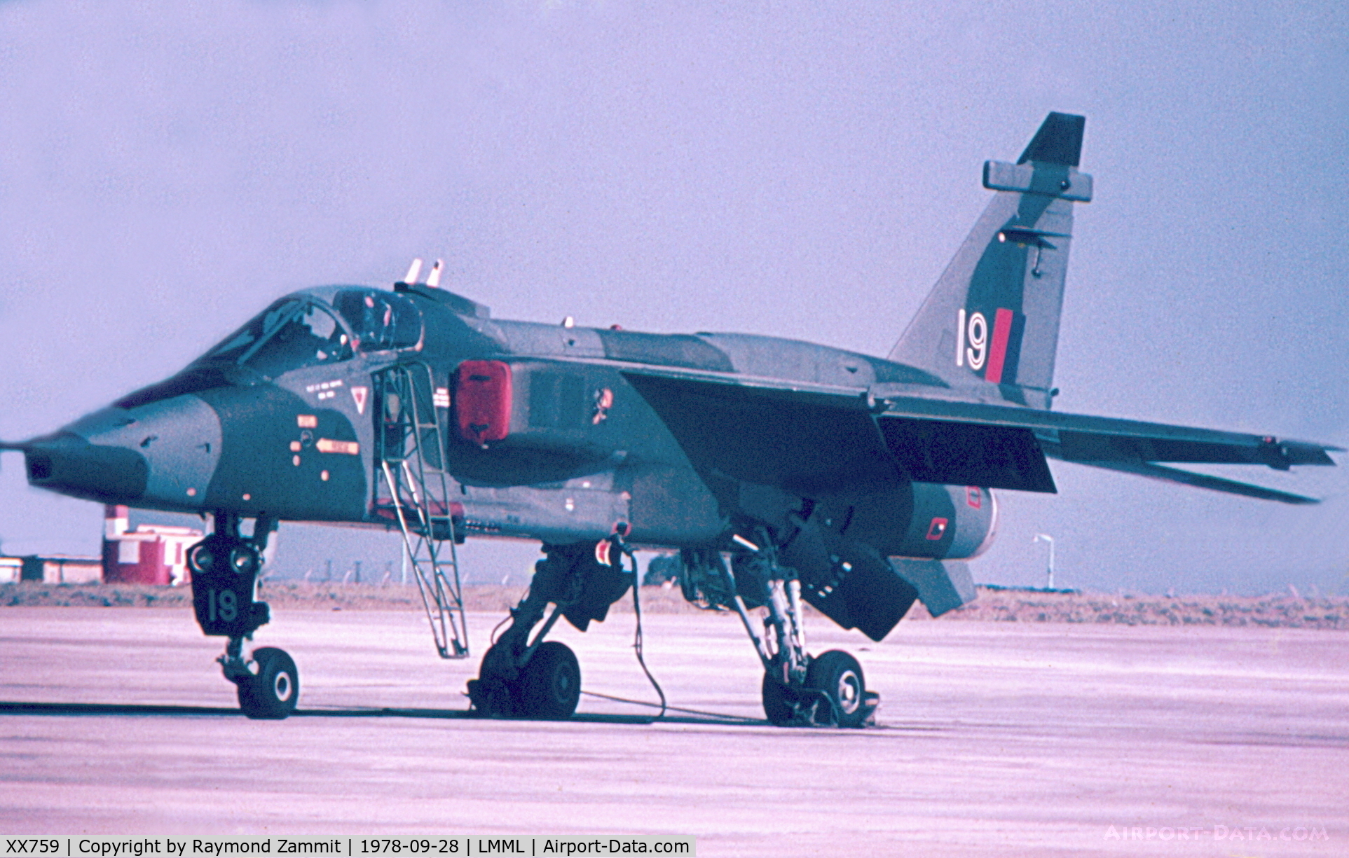 XX759, 1975 Sepecat Jaguar GR.1 C/N S.56, Sepecat Jaguar GR.1 XX759/19 of 226 OCU Royal Air Force