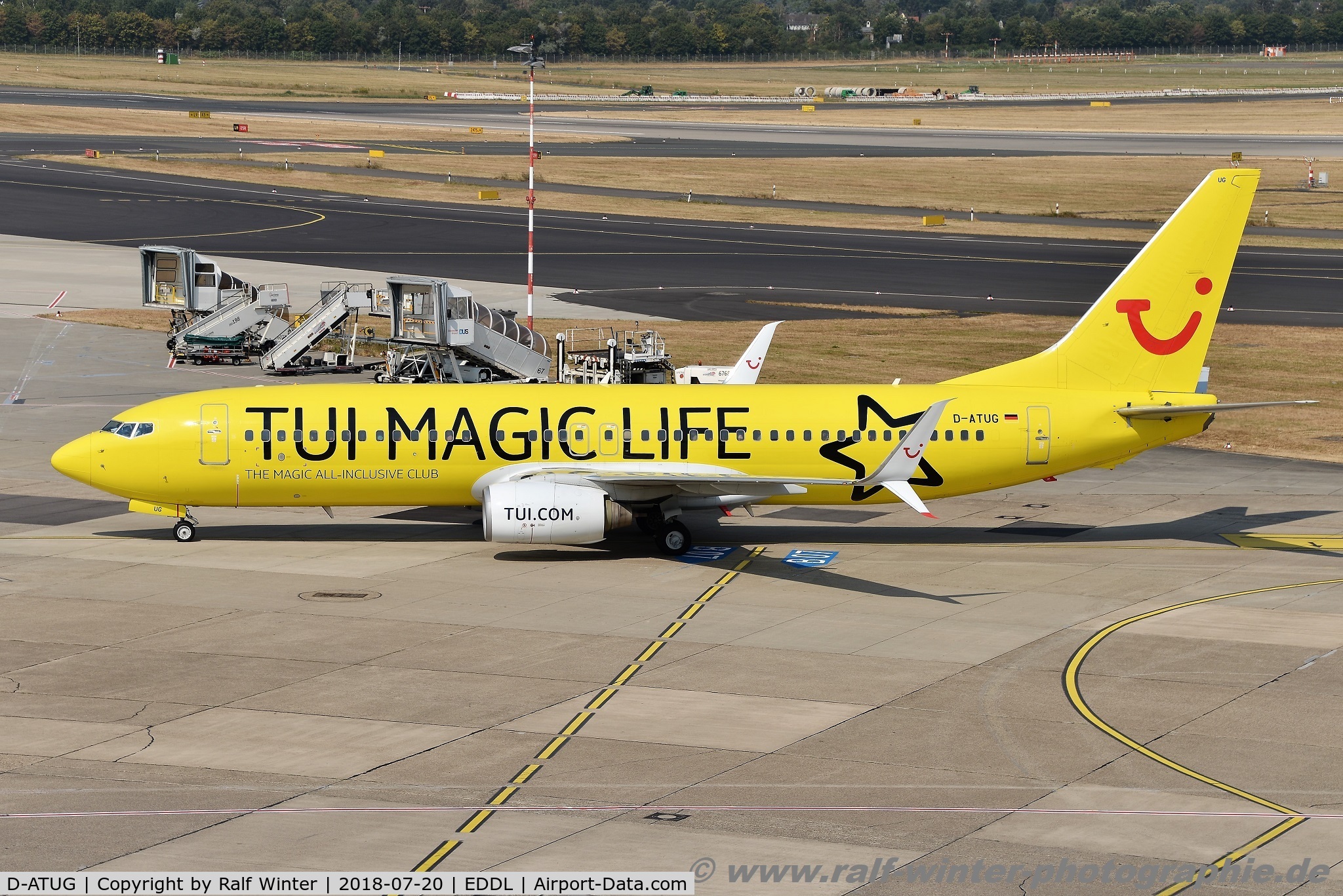 D-ATUG, 2006 Boeing 737-8K5 C/N 34688, Boeing 737-8K5(W) - X3 TUI TUIfly 'TUI Magic Life Livery' - 34688 - D-ATUG - 20.07.2018 - DUS