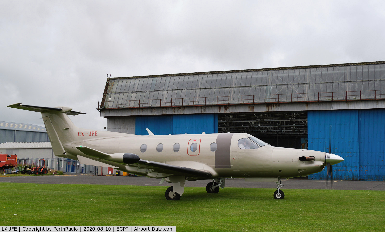LX-JFE, 2018 Pilatus PC-12/47E C/N 1789, visitor