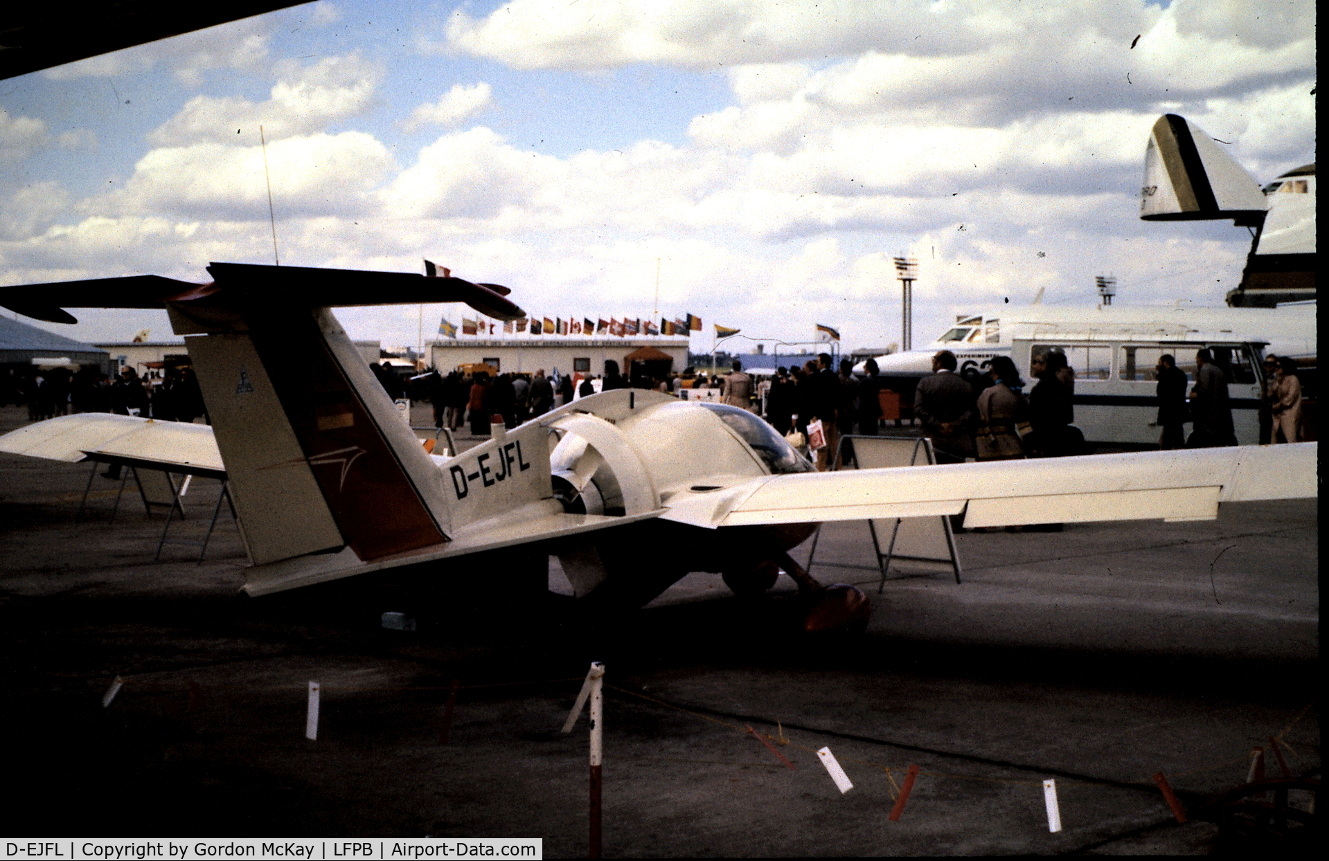 D-EJFL, 1975 RFB/Grumman American Fanliner C/N 01, Taken at 1975 Paris Air Show.