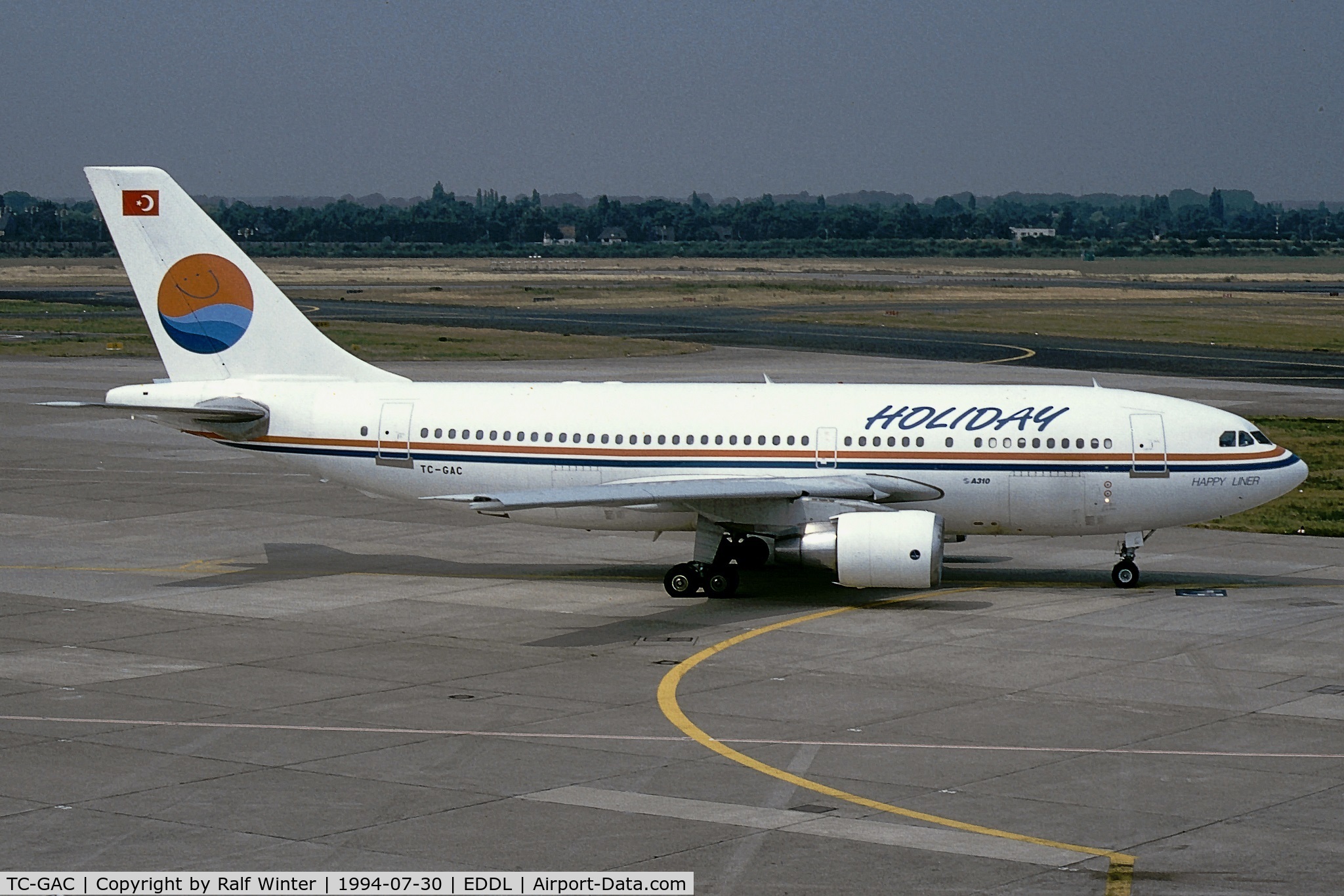 TC-GAC, 1983 Airbus A310-222 C/N 278, Airbus A310-222 - 5Q HLD Holiday Airlines - 278 - TC-GAC - 30.07.1994 - DUS
