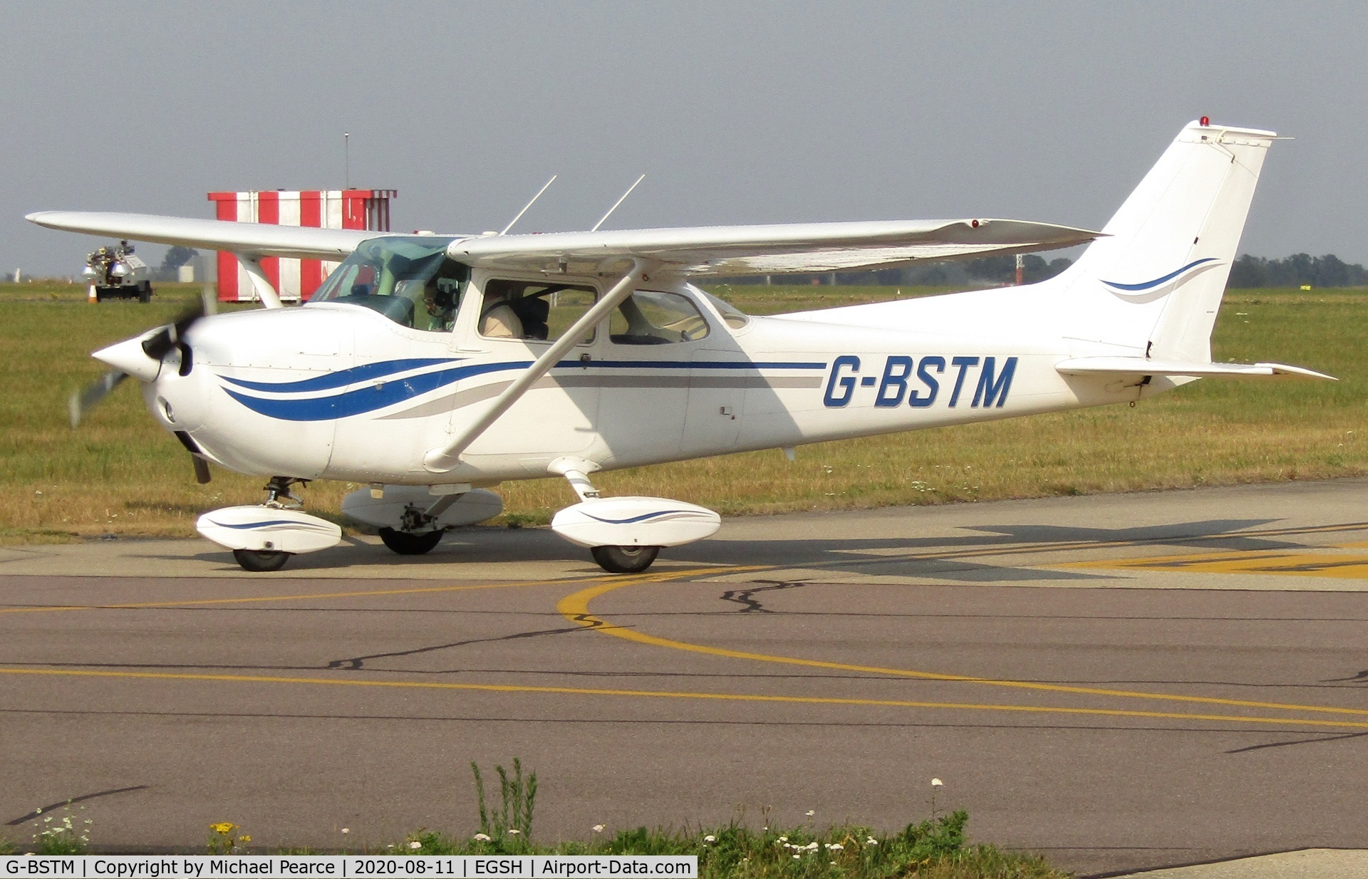 G-BSTM, 1972 Cessna 172L C/N 172-60143, Returning to Duxford (QFO) after a short visit to SaxonAir.