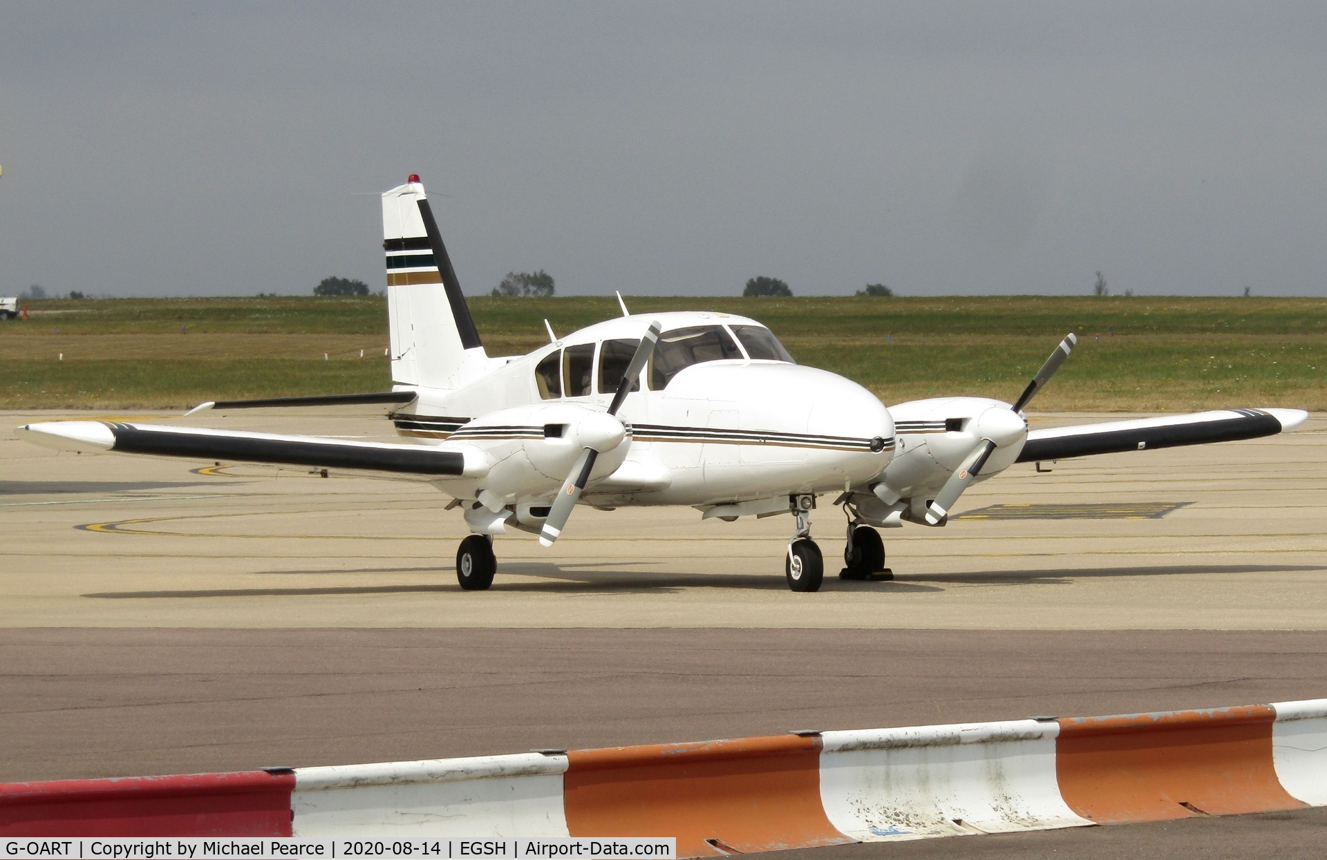 G-OART, 1969 Piper PA-23-250 Aztec D C/N 27-4293, Arrived at SaxonAir on 3rd August from Little Snoring (X3LS).