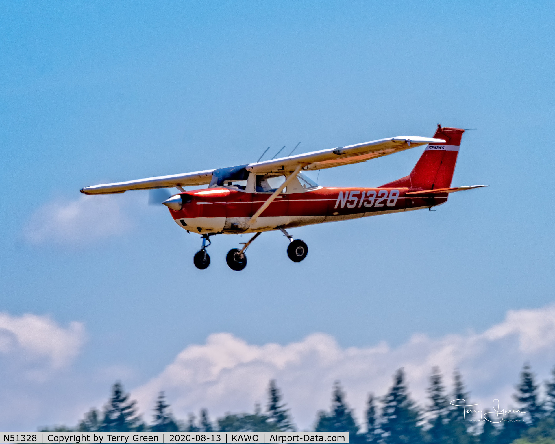 N51328, 1968 Cessna 150J C/N 15069928, KAWO