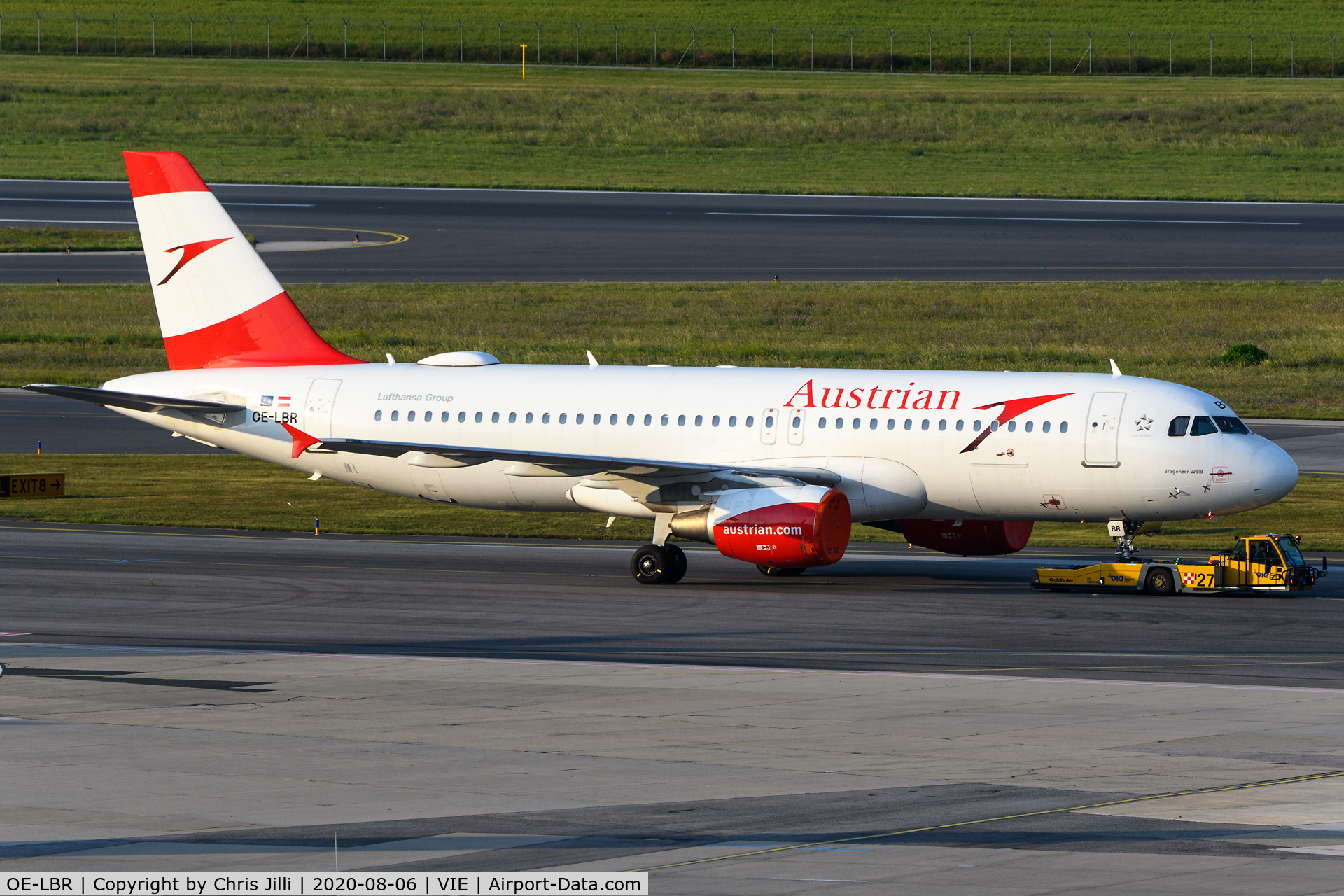 OE-LBR, 2000 Airbus A320-214 C/N 1150, Austrian Airlines