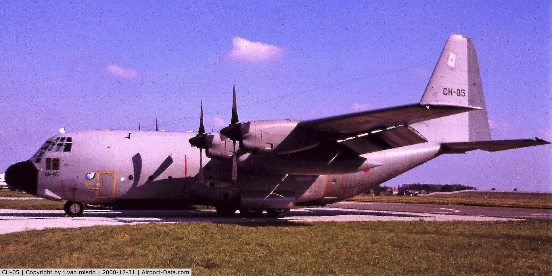 CH-05, 1972 Lockheed C-130H Hercules C/N 382-4470, Static display scan slide