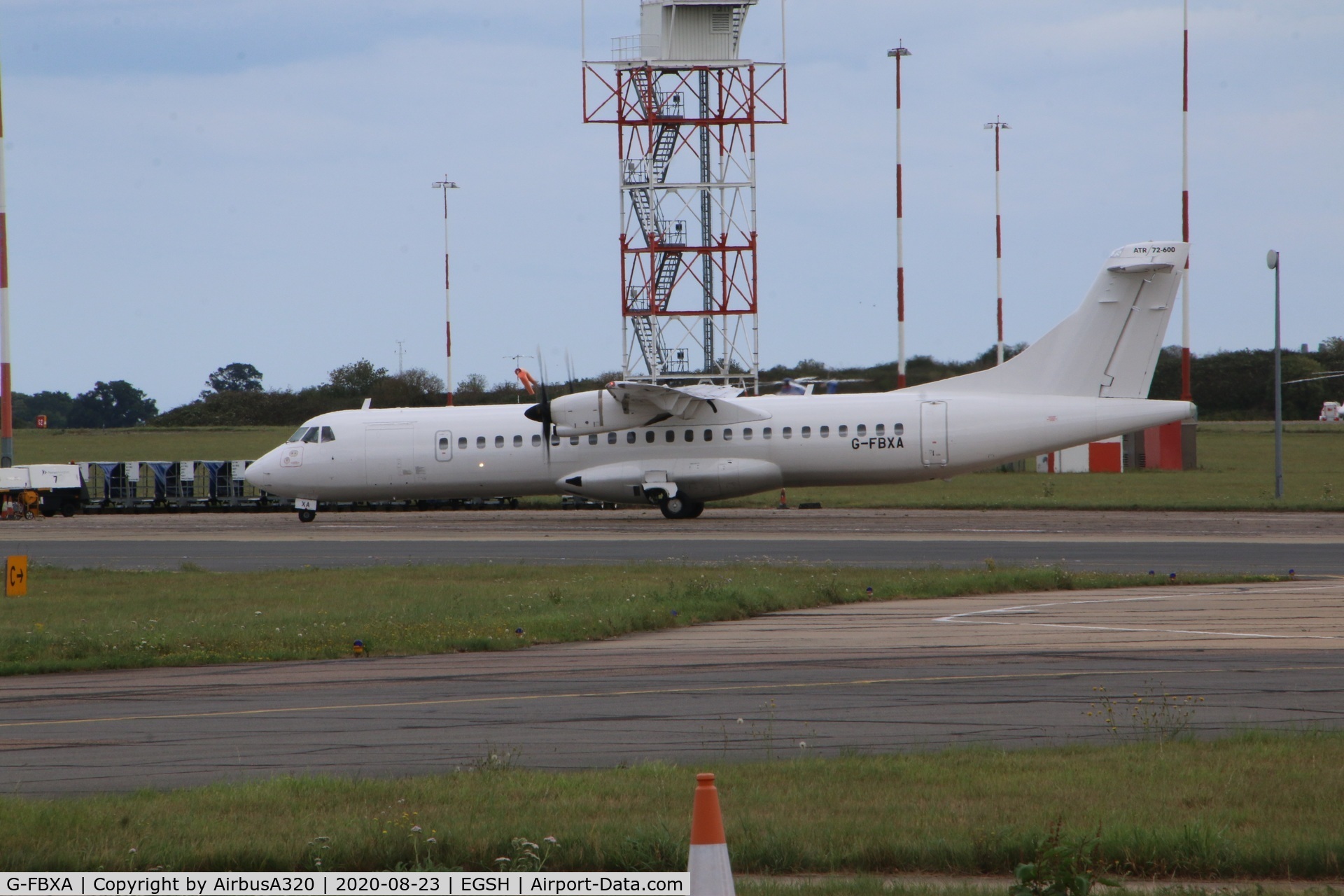 G-FBXA, 2015 ATR 72-212A C/N 1260, Parked on stand 7 at Norwich