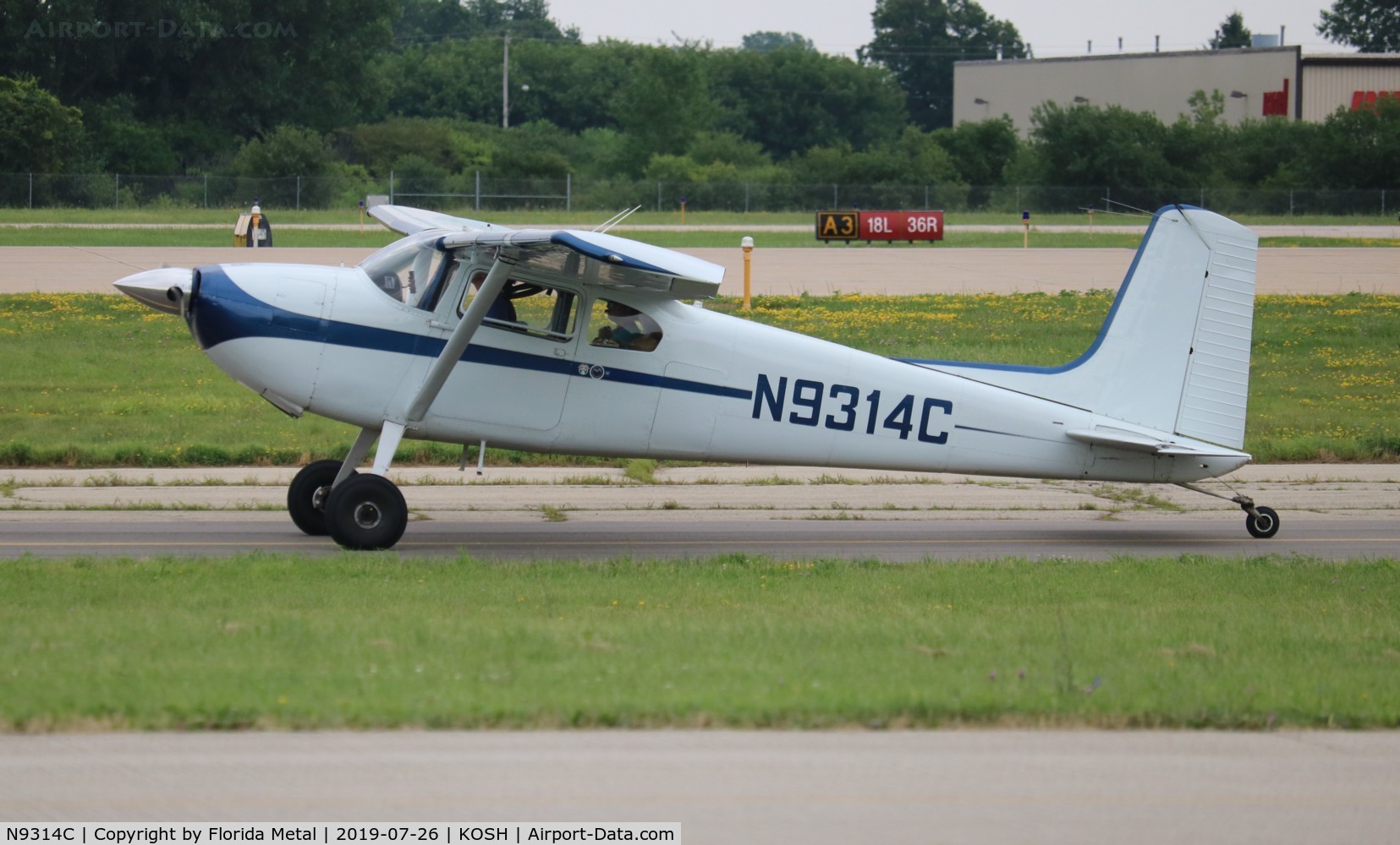 N9314C, 1955 Cessna 180 C/N 31712, Cessna 180