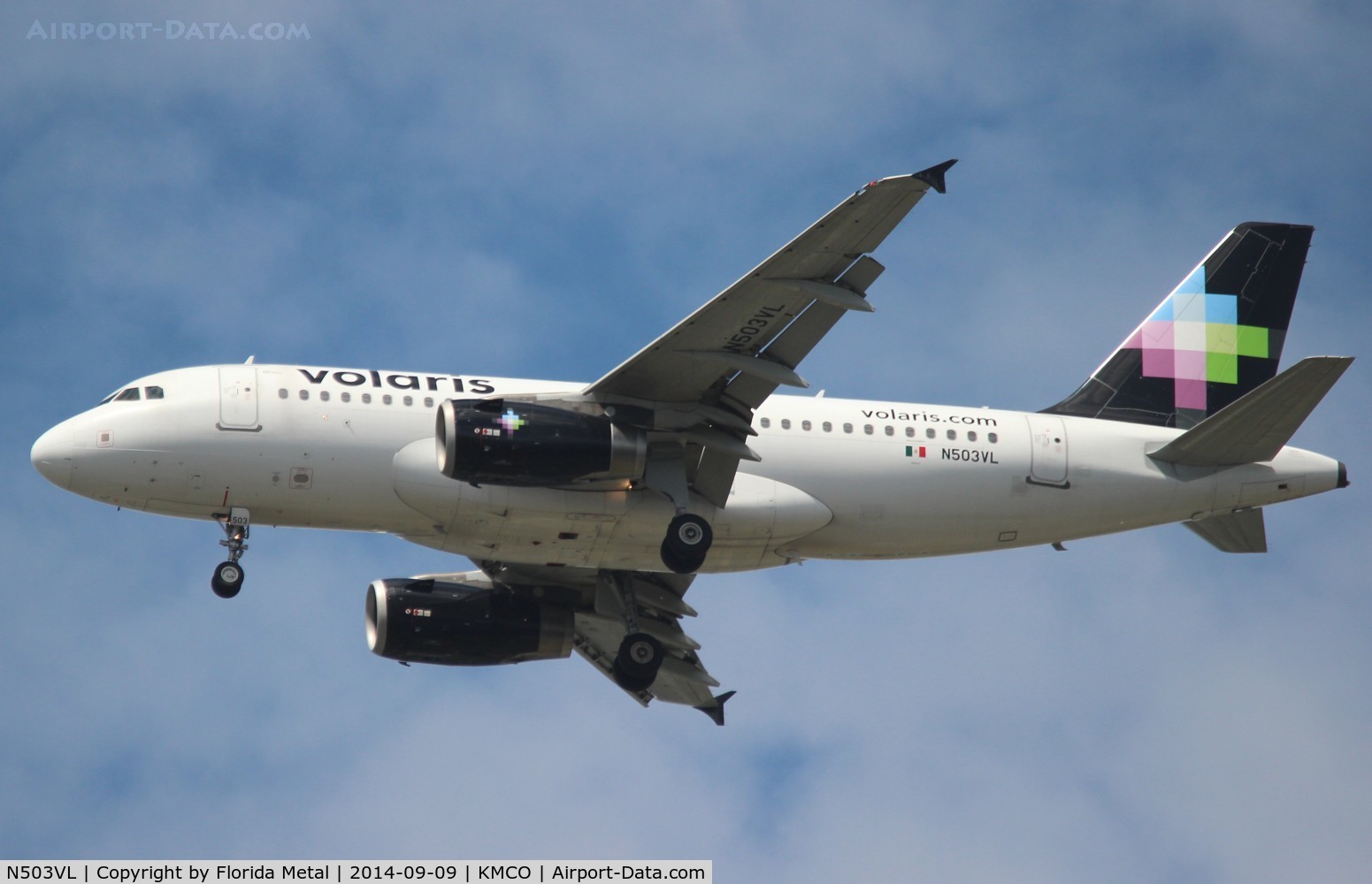 N503VL, 2008 Airbus A319-132 C/N 3491, MCO 2014