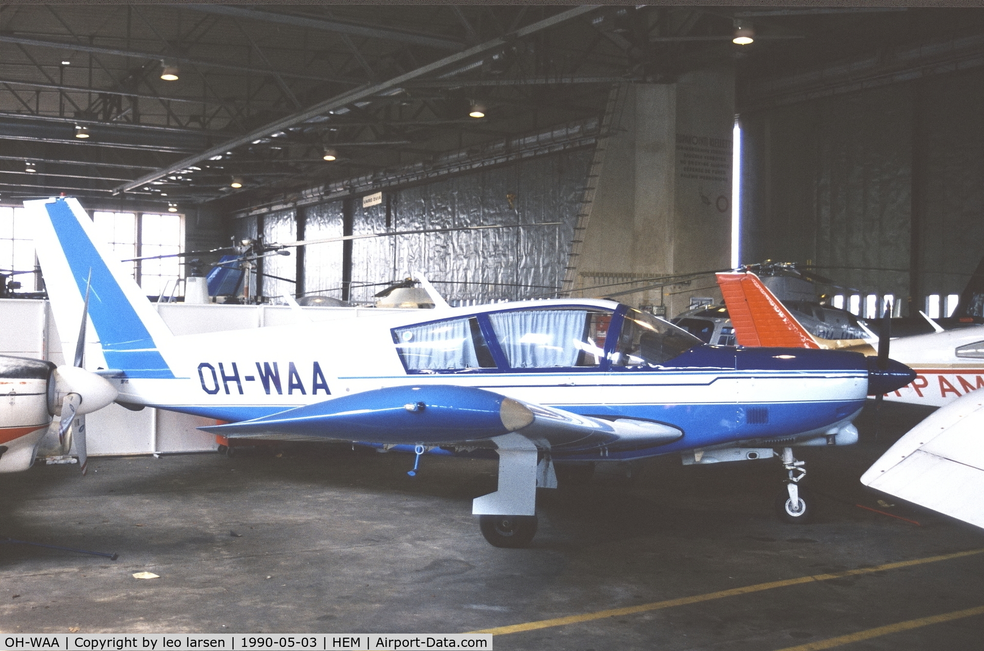 OH-WAA, 1974 Wassmer (Cerva) CE-43 Guepard C/N 440, Malmi 3.5.1990
