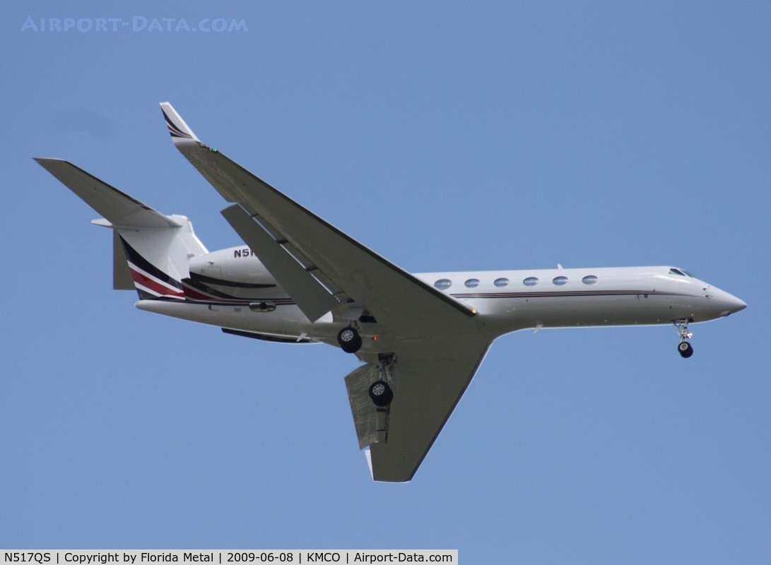 N517QS, 2008 Gulfstream Aerospace GV-SP (G550) C/N 5209, MCO 2009