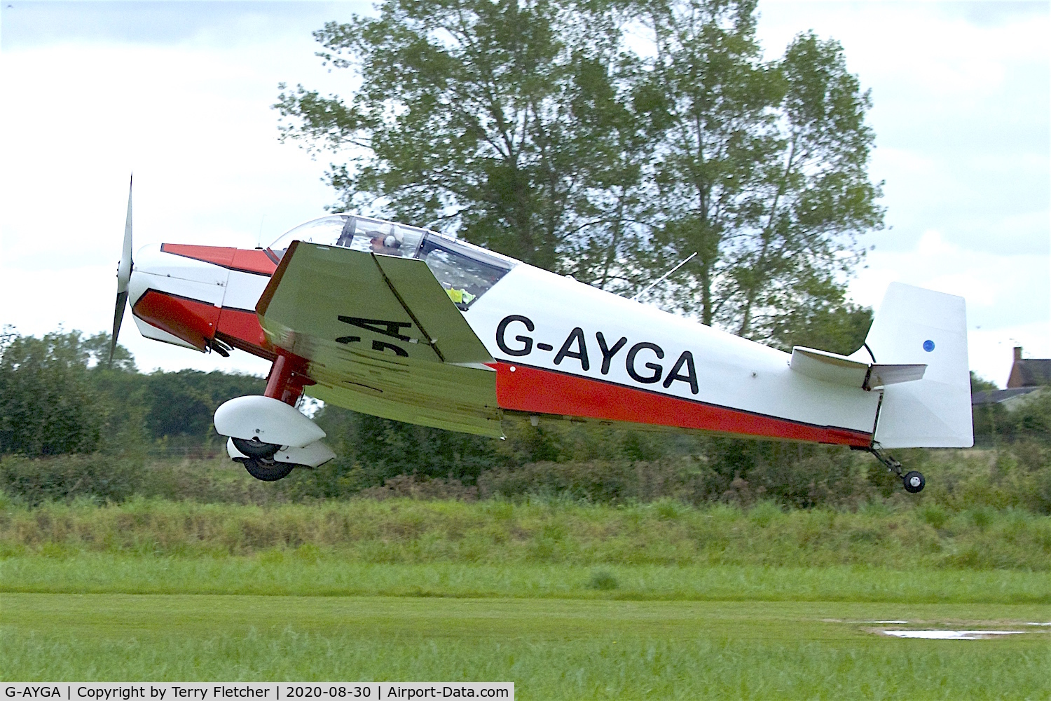 G-AYGA, 1956 SAN Jodel D-117 C/N 436, At Stoke Golding