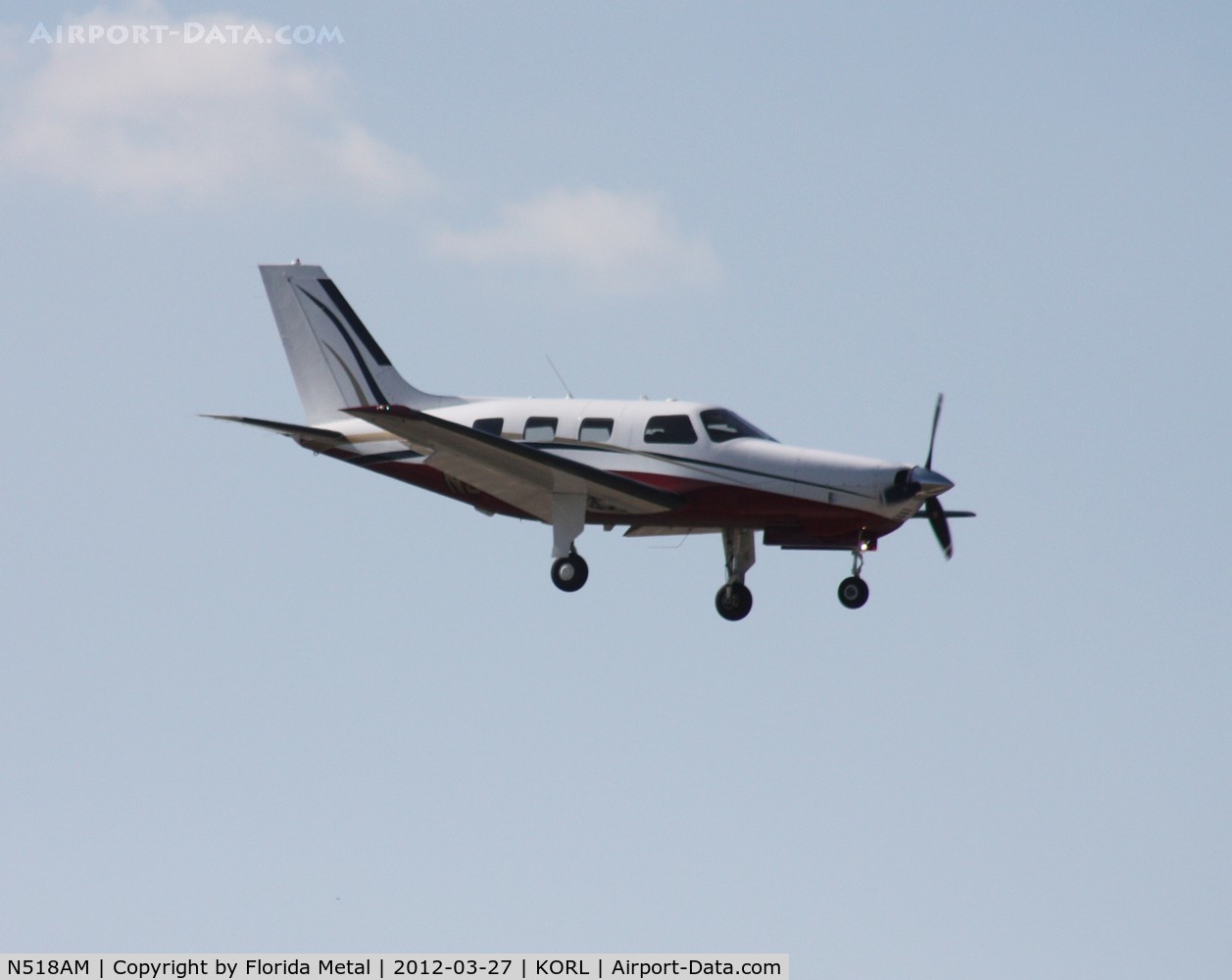 N518AM, 2008 Piper PA-46R-350T Malibu Matrix C/N 4692089, ORL 2012